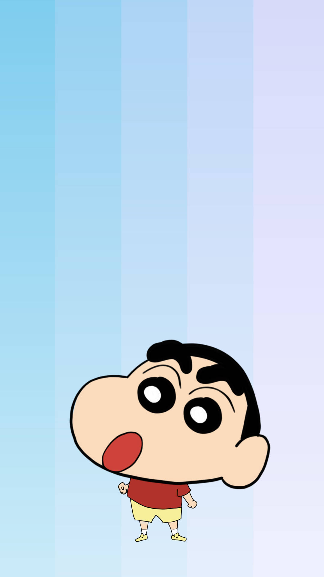 Gradient Shin Chan Cartoon Background