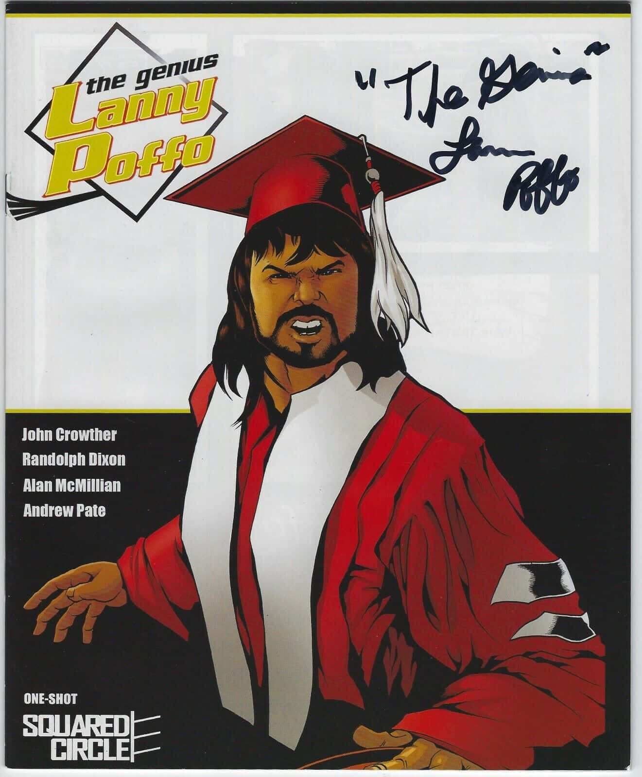 Graduation Gown Professional Wrestler Lanny Poffo Background