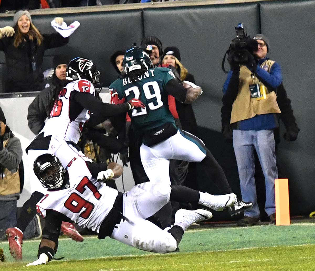 Grady Jarrett Defensive Tackle Football Background