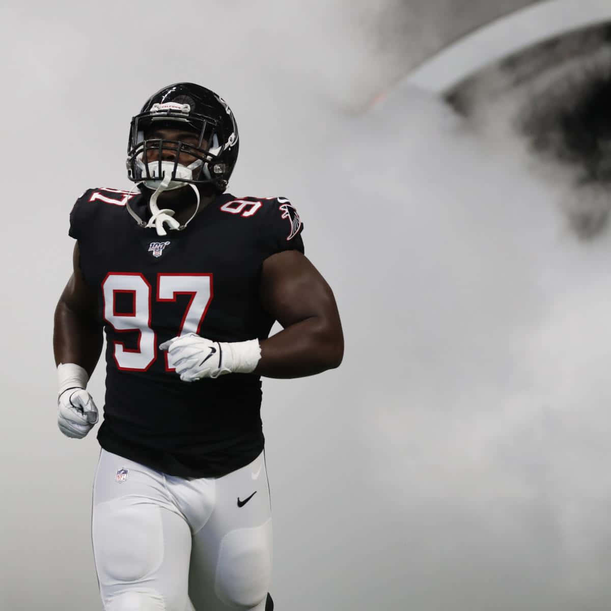 Grady Jarrett Football Dark Edit Background