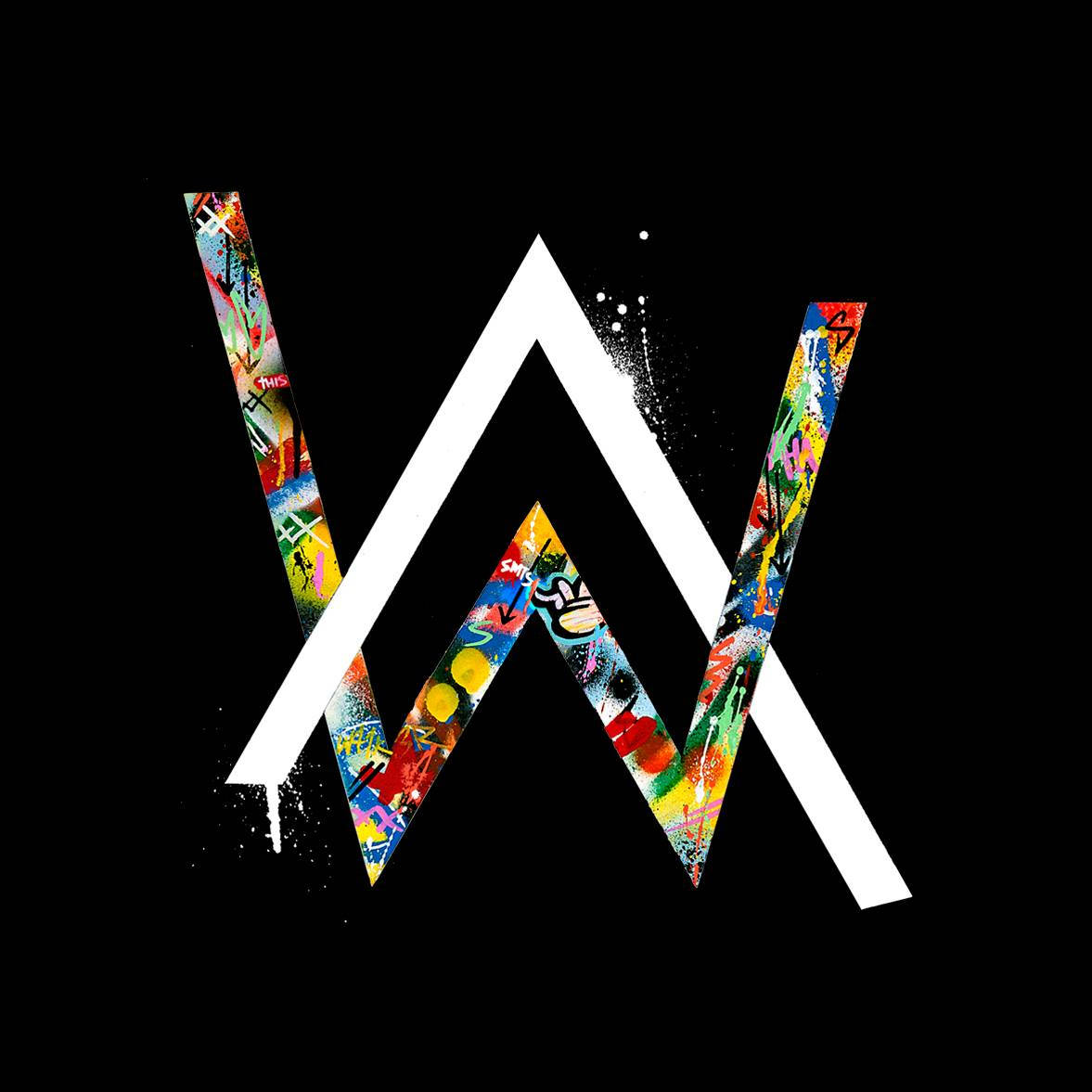 Graffiti Alan Walker Logo