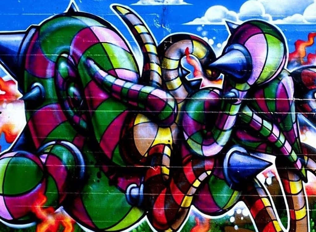 Graffiti Desktop 1024 X 750 Background