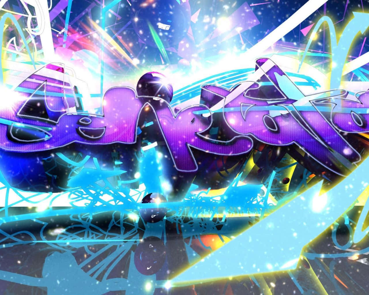 Graffiti Desktop 1280 X 1024 Background