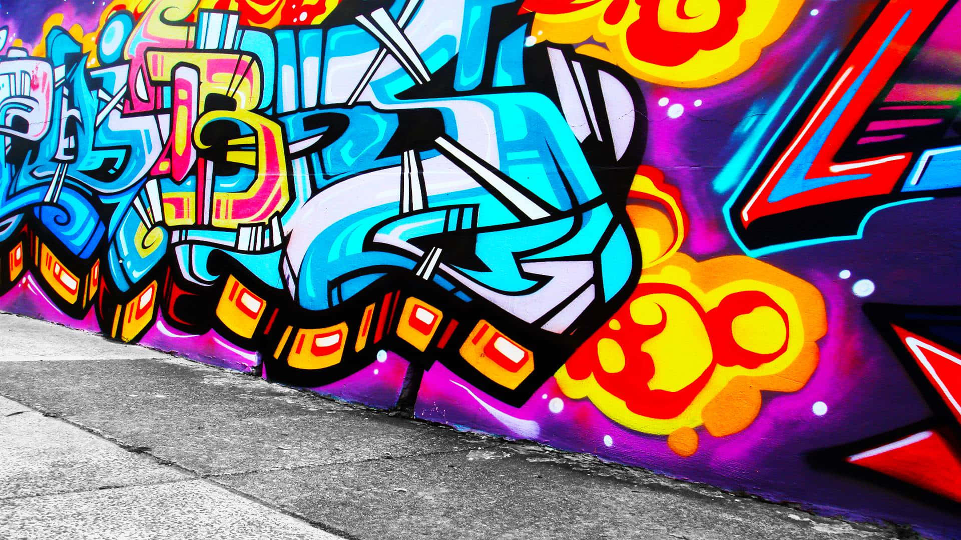 Graffiti Desktop 1920 X 1080 Background