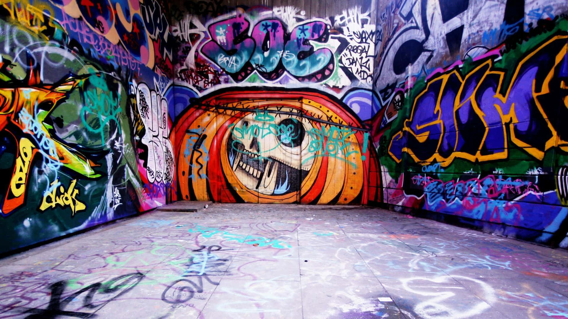 Graffiti Desktop 1920 X 1080 Background