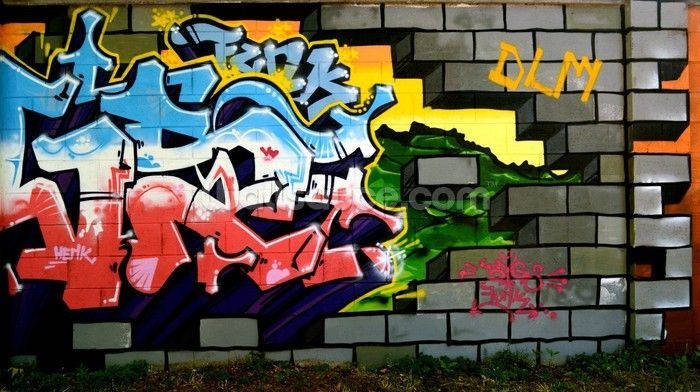 Graffiti Wall Murals Background