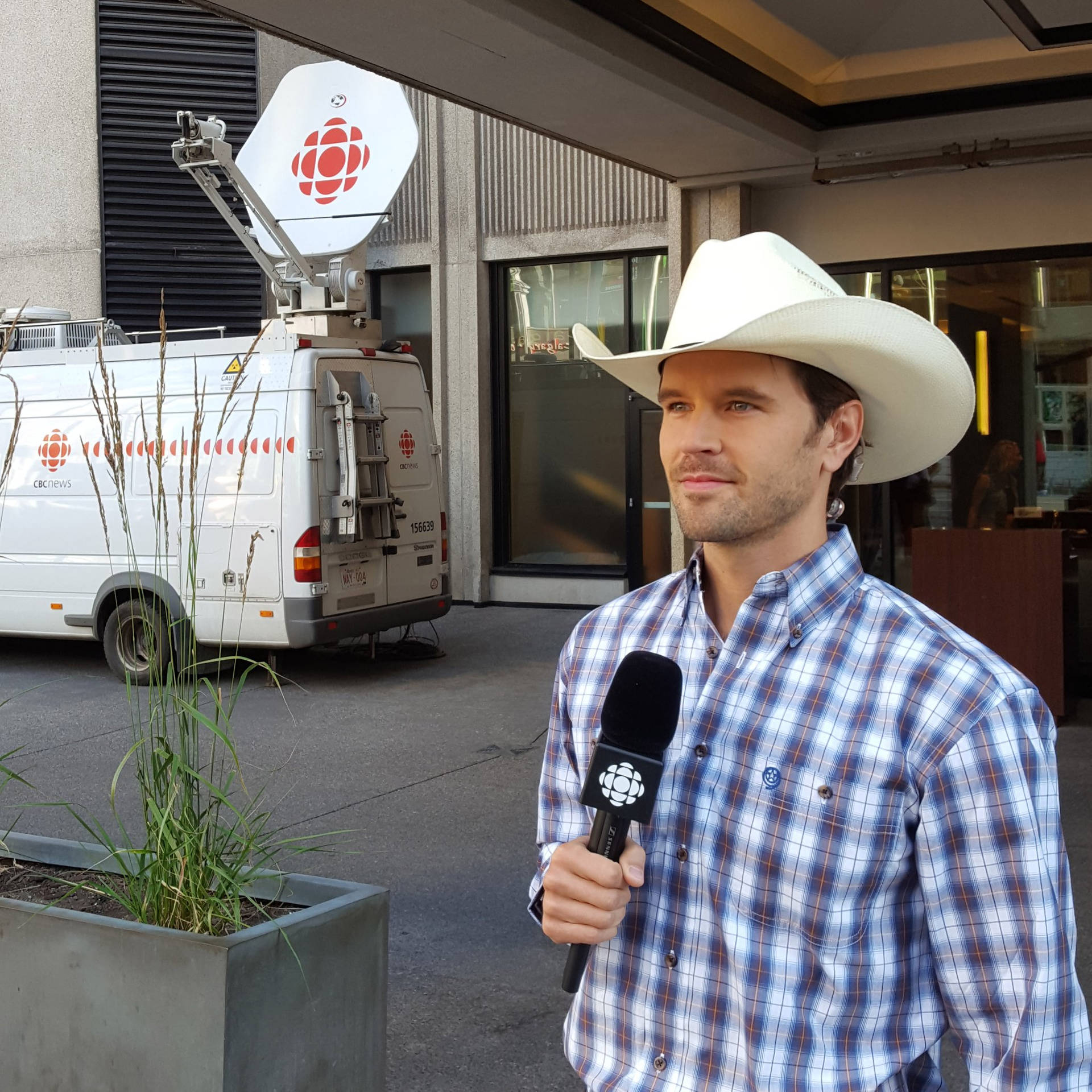 Graham Wardle In Classic Cowboy Hat Background