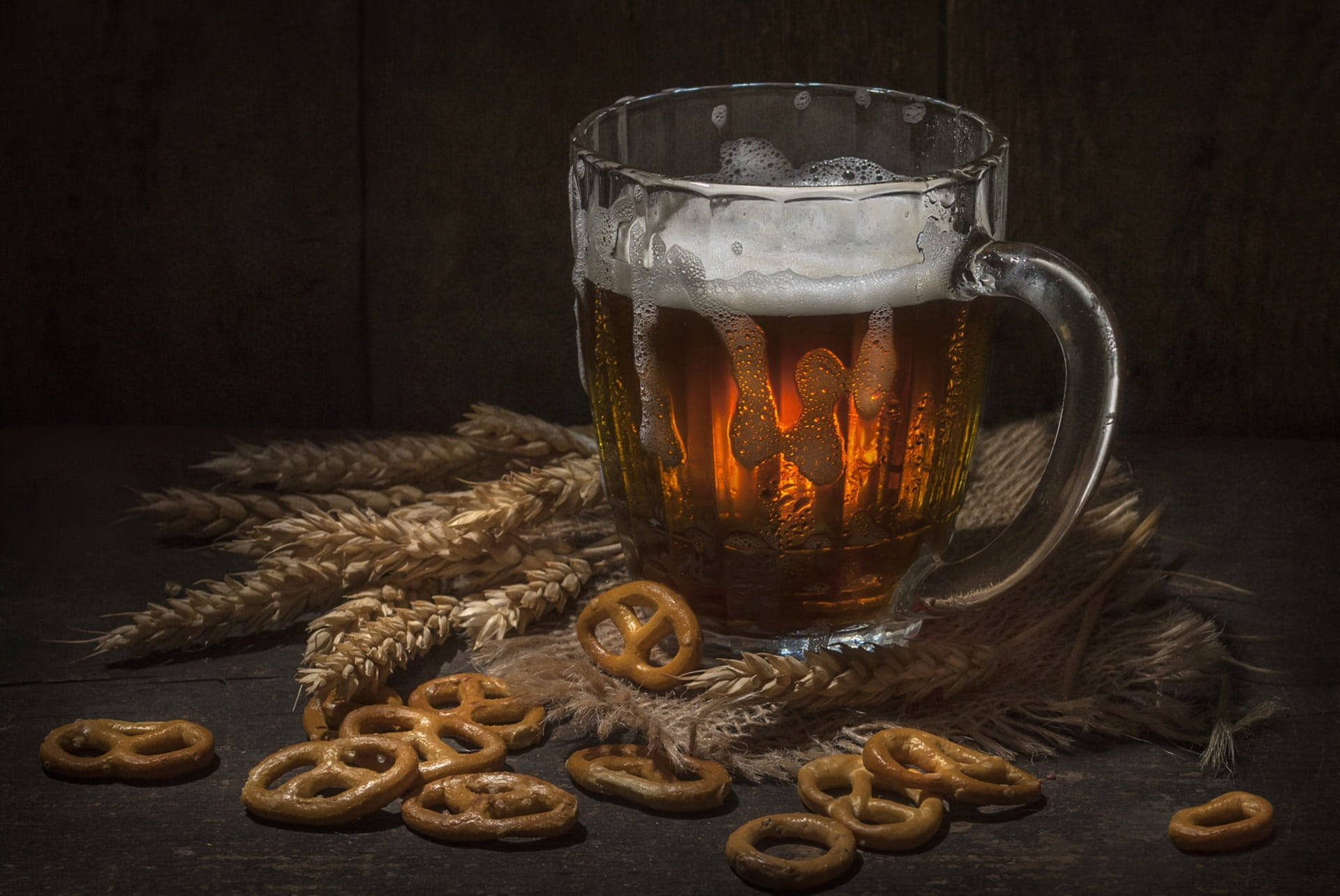 Grains, Pretzels And Beer