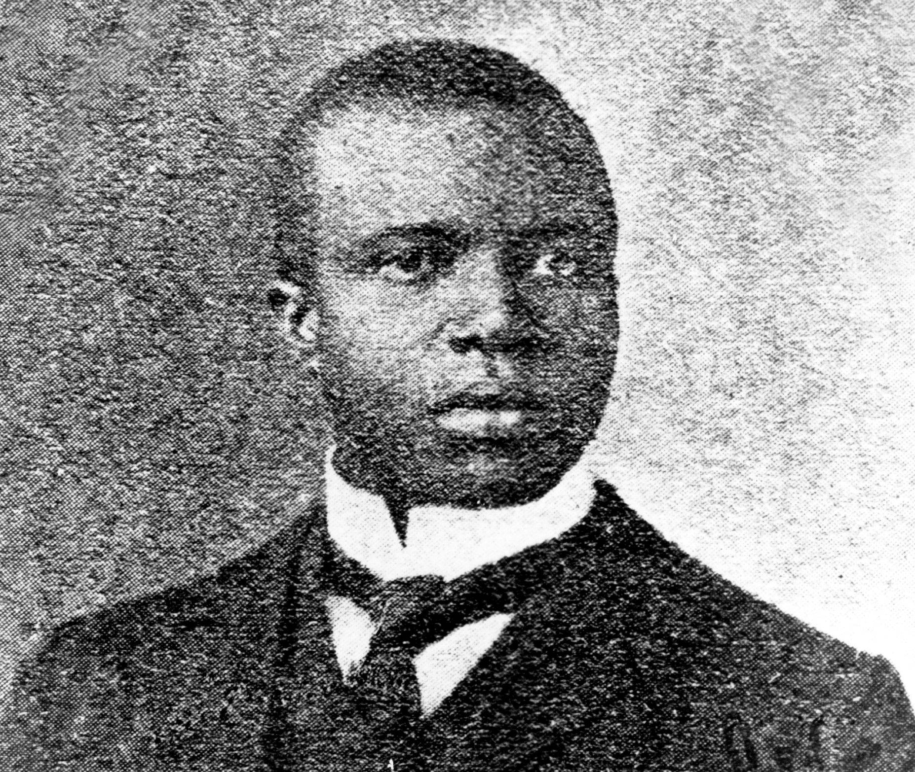 Grainy Scott Joplin Portrait Background