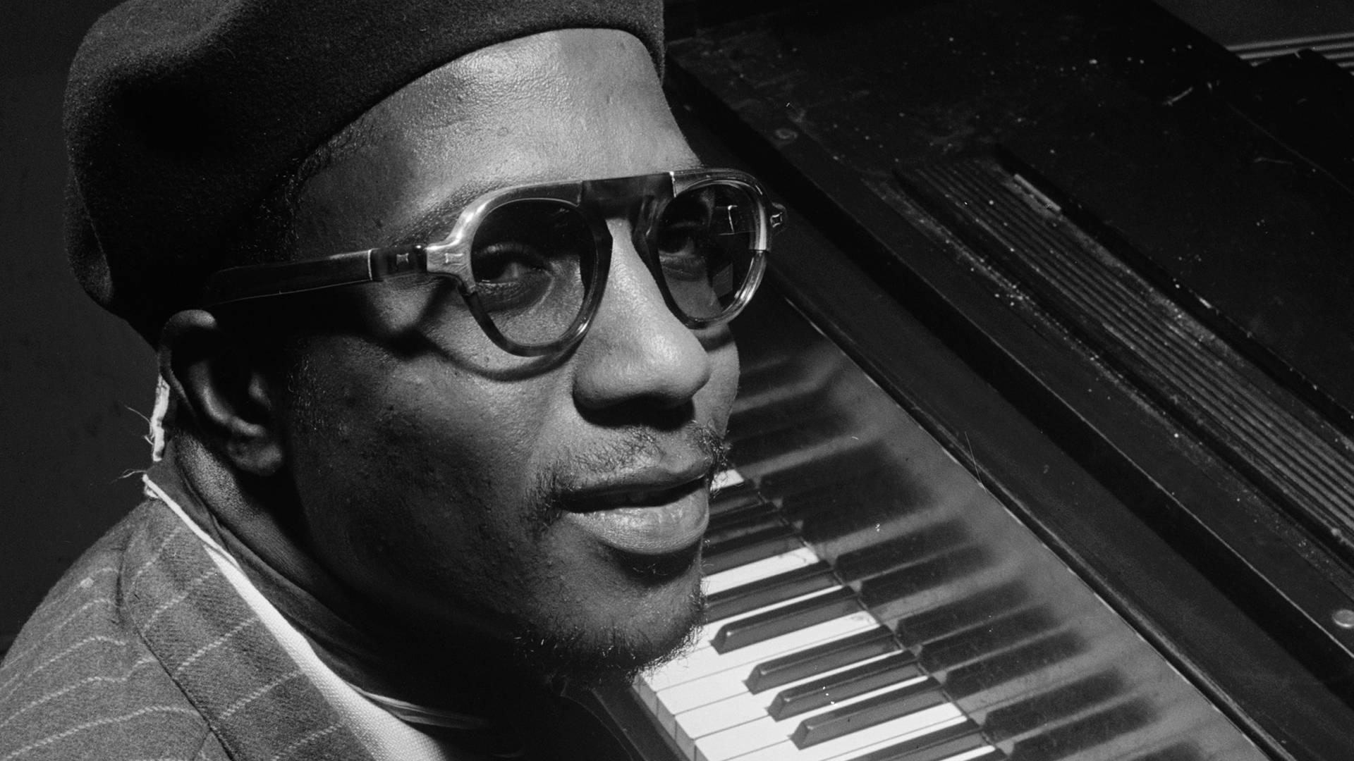 Grammy Award-winning Jazz Pianist Thelonious Monk In A Joyful Mood