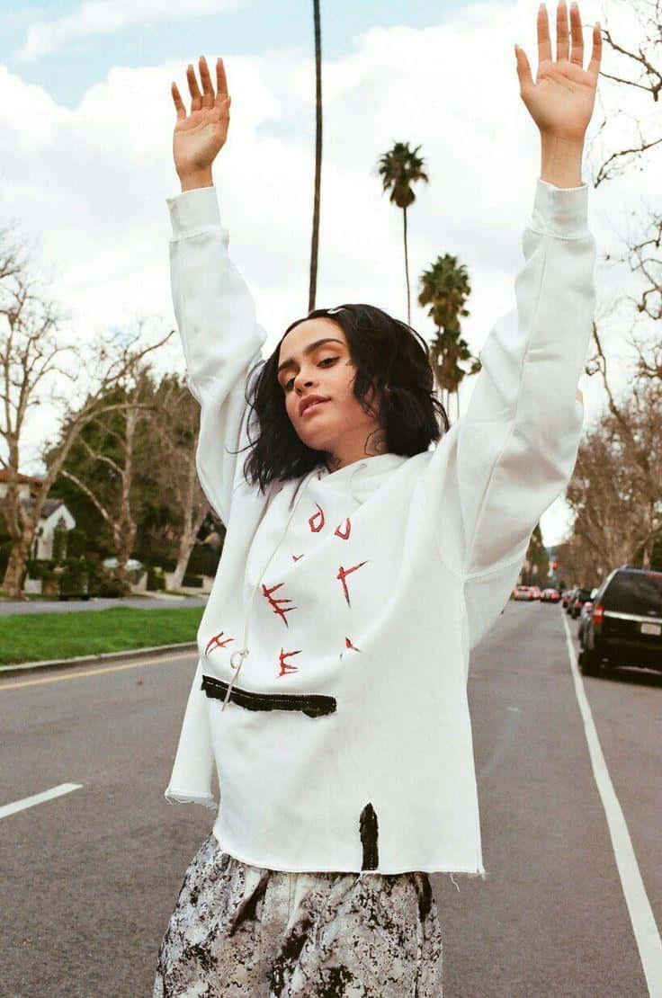 Grammy-nominated Artist Kehlani: Capturing The Artistry And Authenticity In A Candid Shot Background