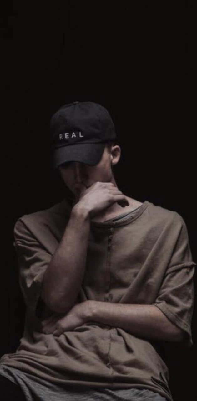 Grammy-nominated Artist Nf On Stage At A Sold-out Show Background