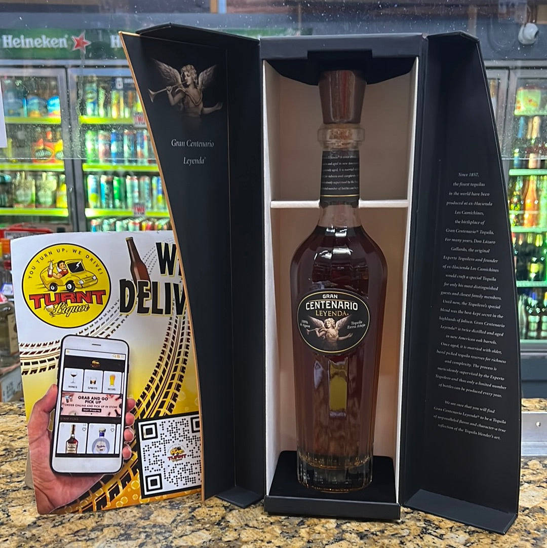 Gran Centenario Tequila Leyenda In Grocery Store Background