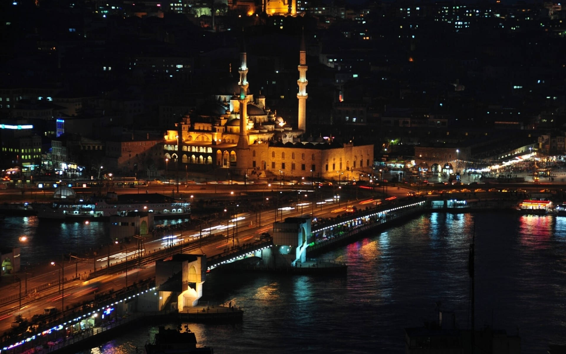 Grand Çamlıca Mosque In Istanbul Background