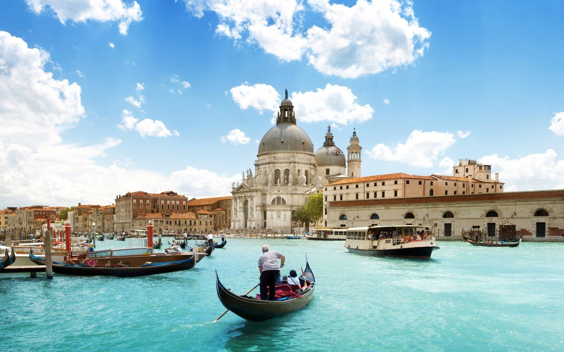 Grand Canal In Venice Italy Background