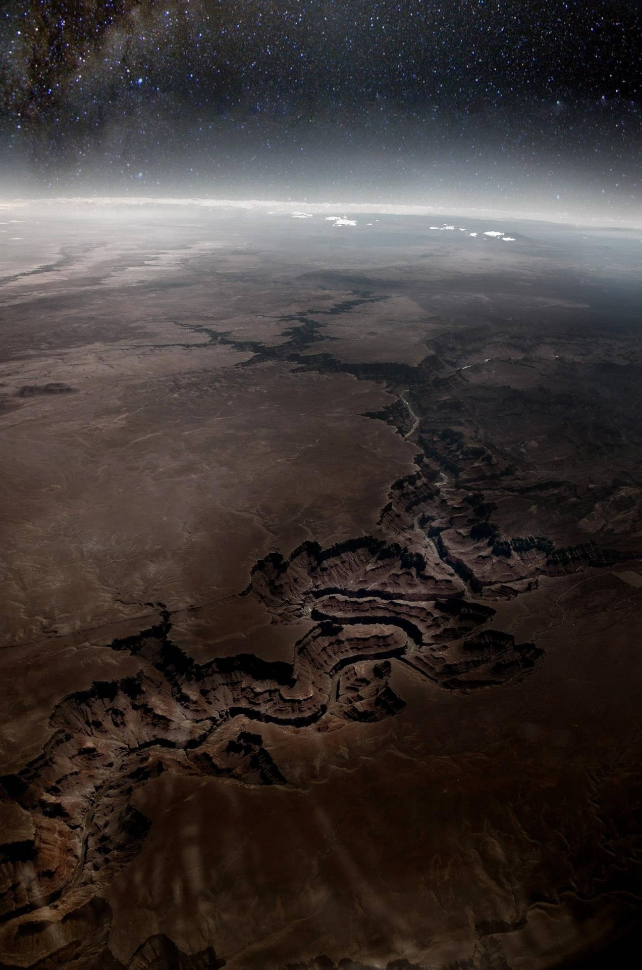 Grand Canyon View From Space Background