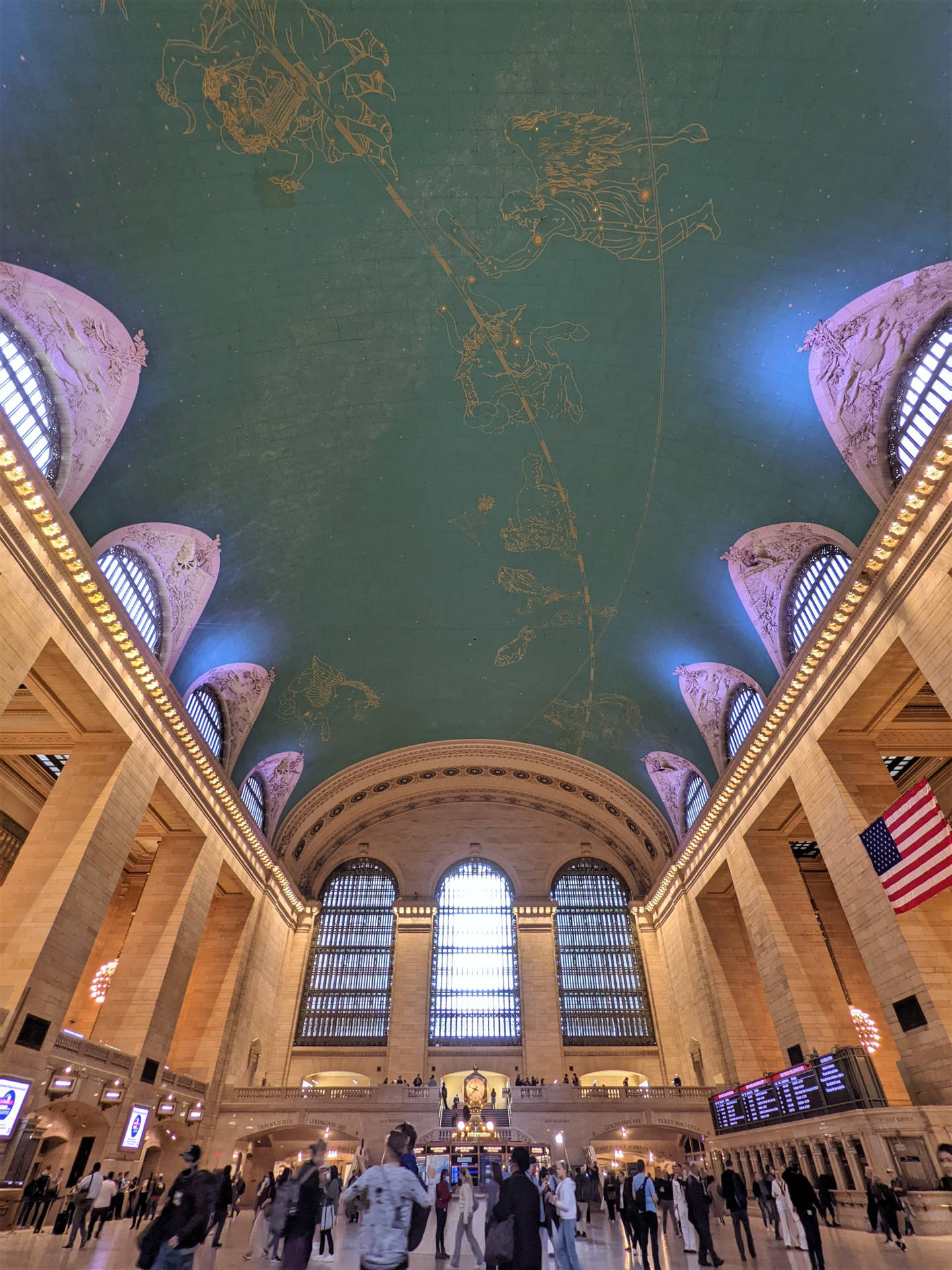 Grand Central Station Ceiling Background