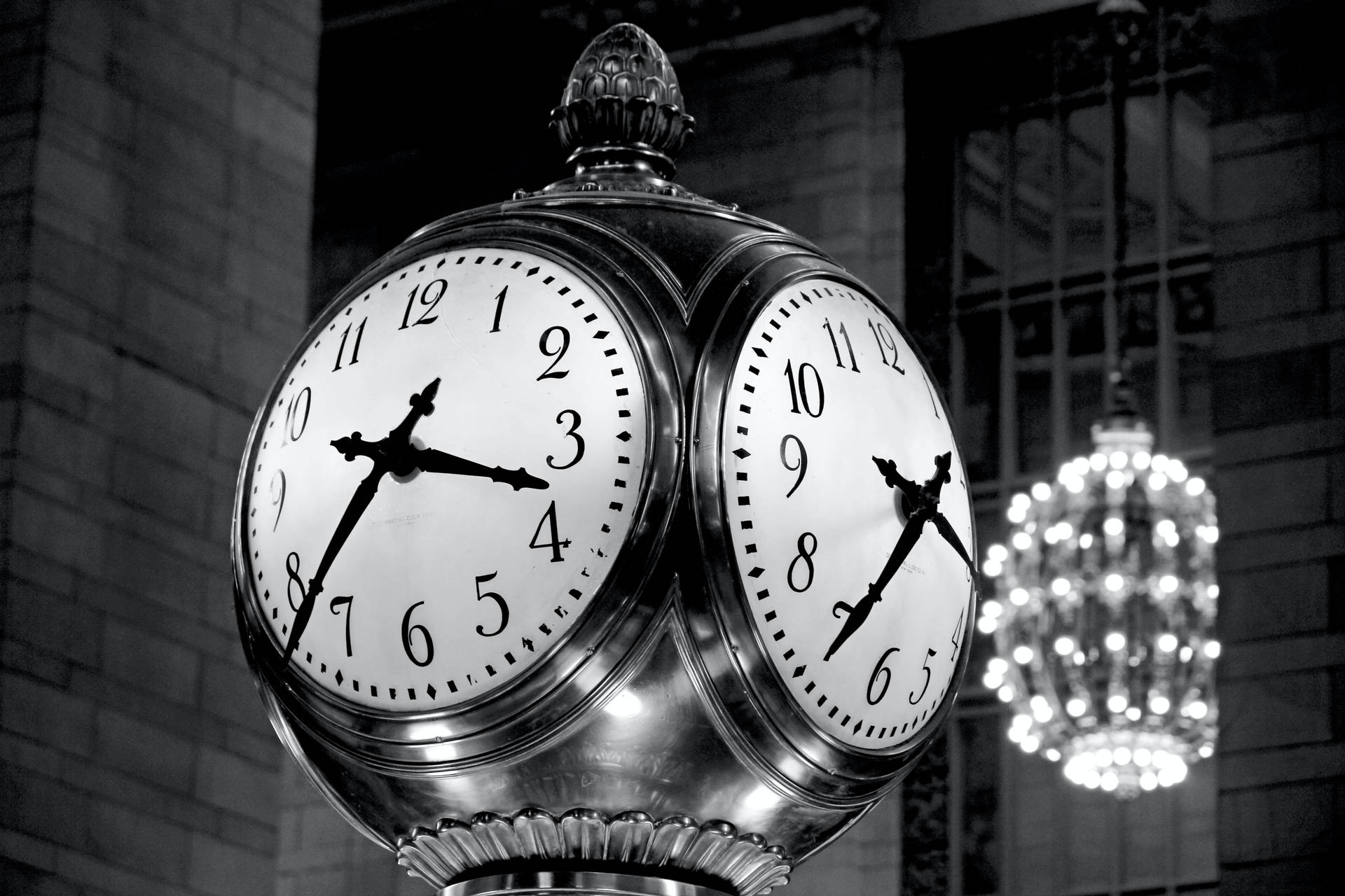 Grand Central Station Clock Background