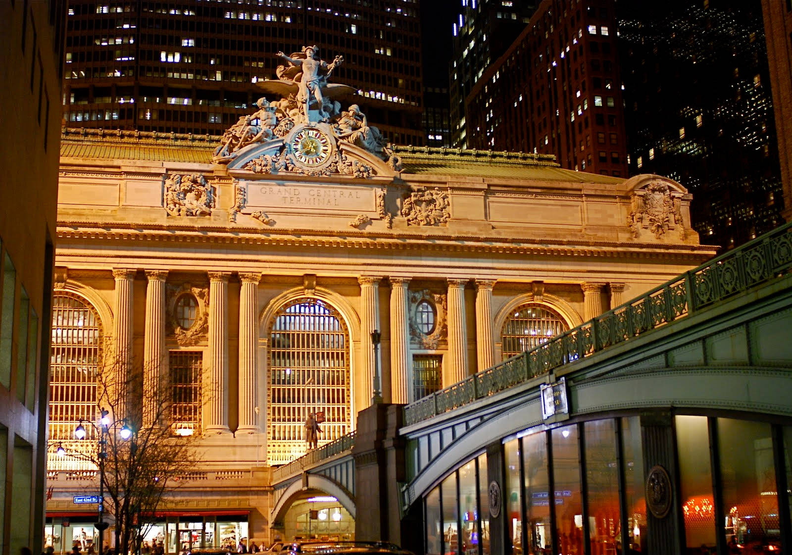 Grand Central Station Evening Background