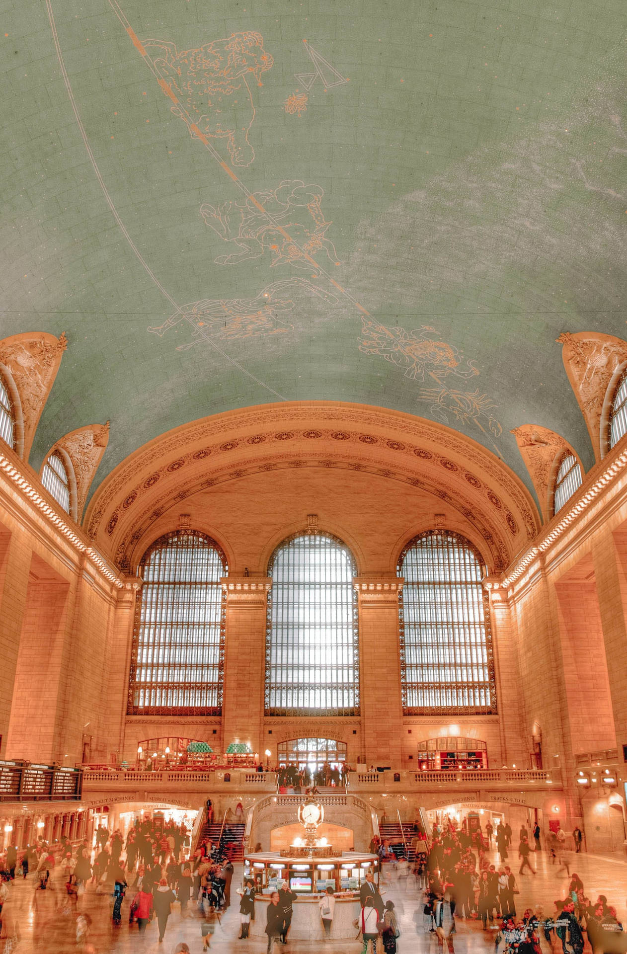 Grand Central Station Filtered Background