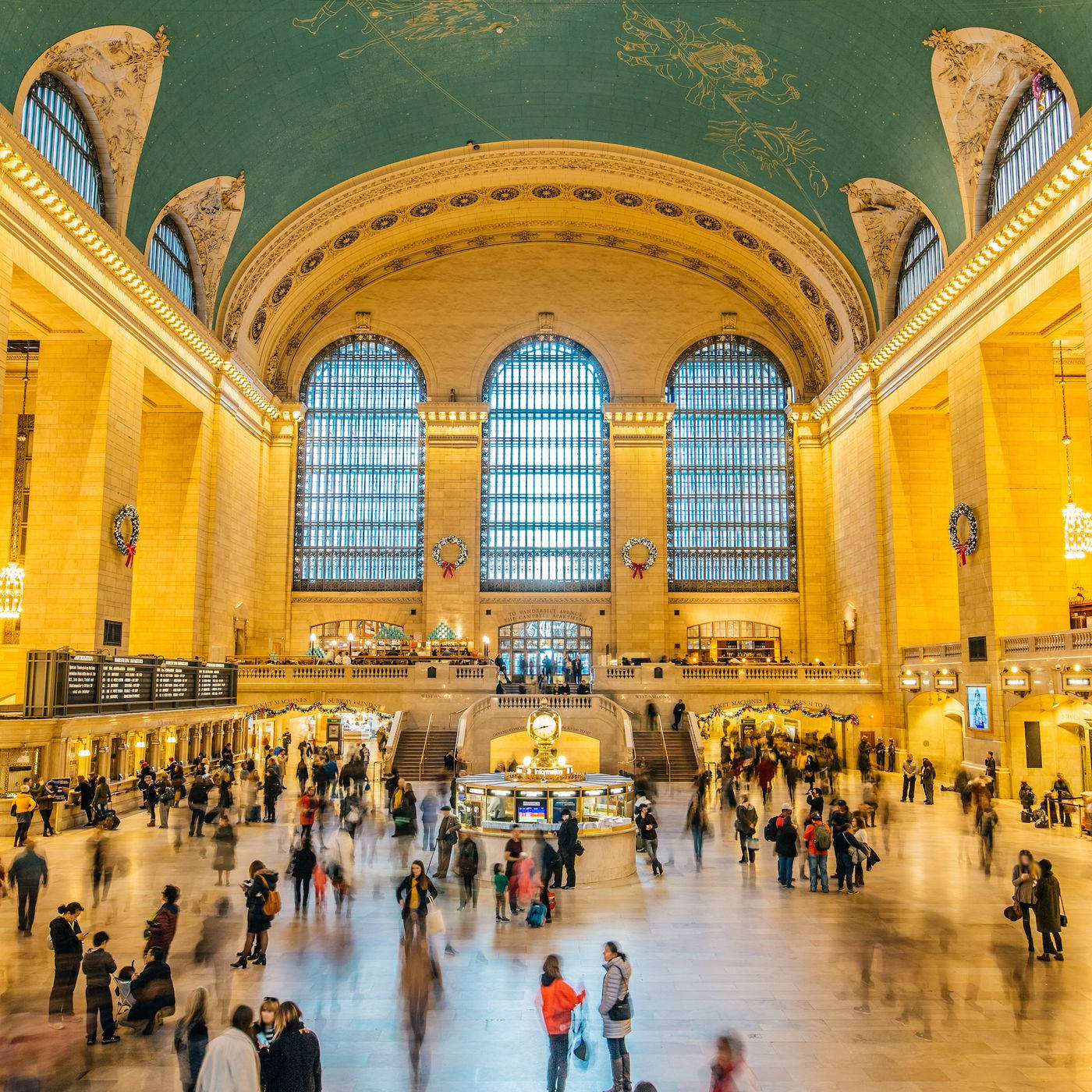 Grand Central Station Lit Window