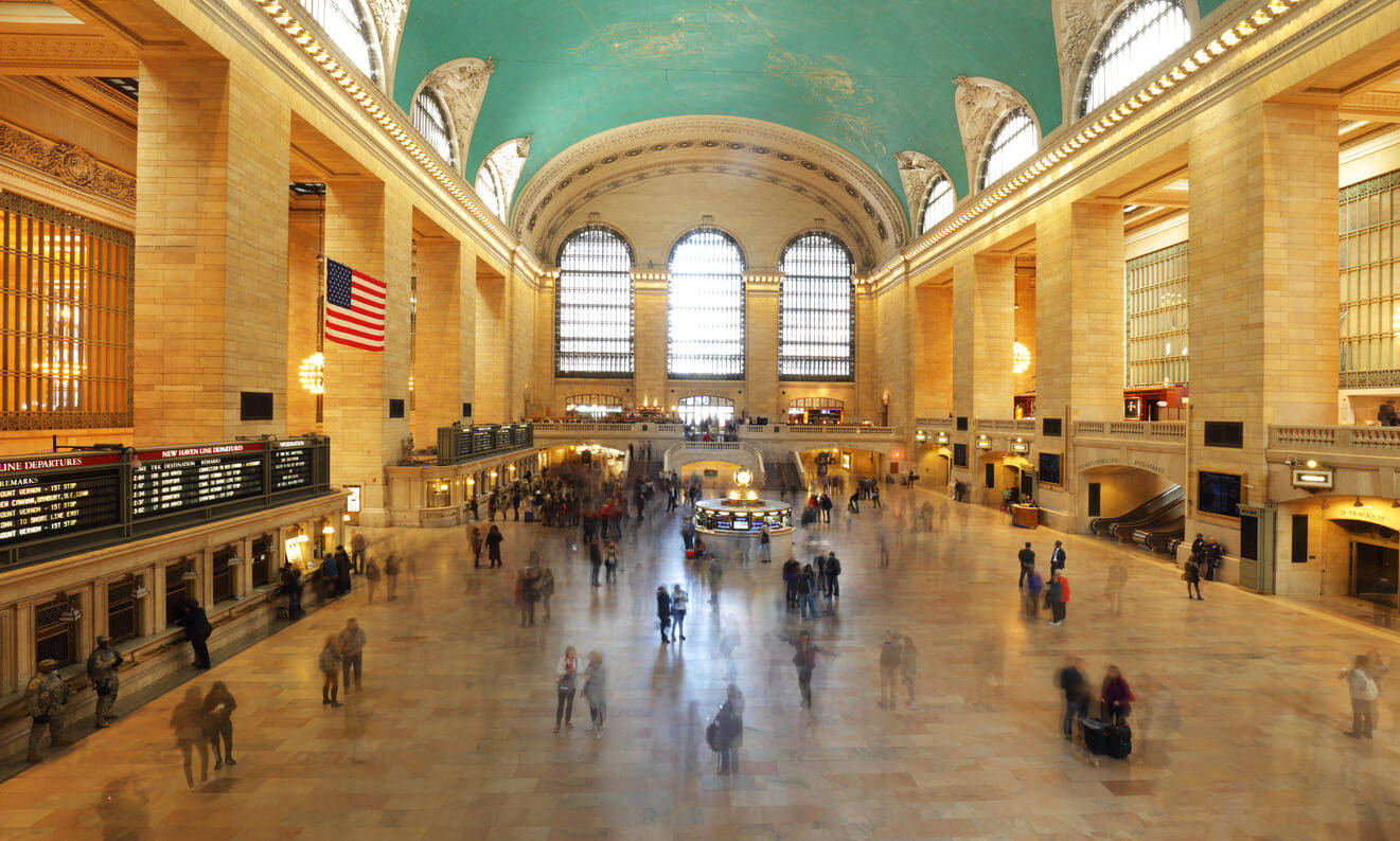 Grand Central Station Phantom People Background