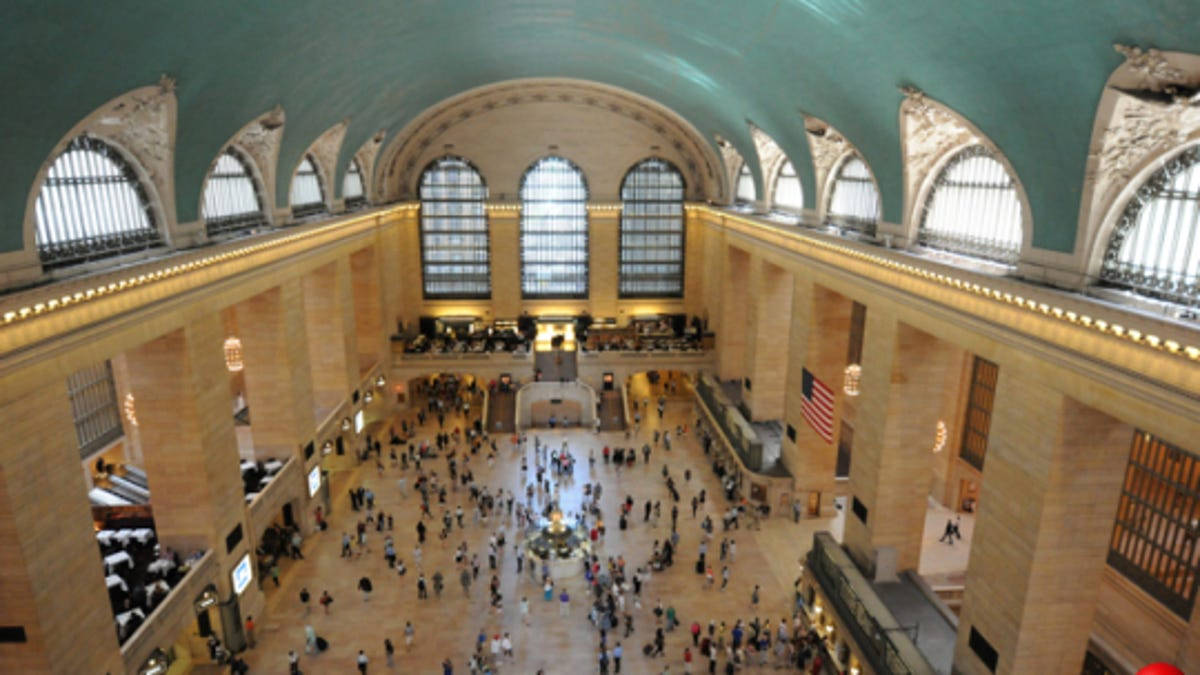 Grand Central Station Top View Background