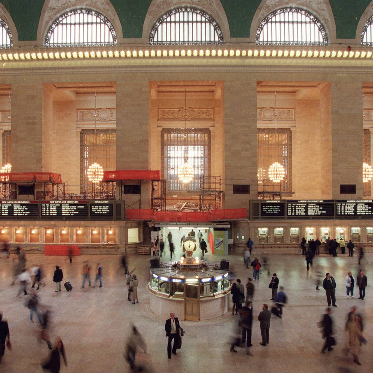 Grand Central Station Undergoing Repairs Background