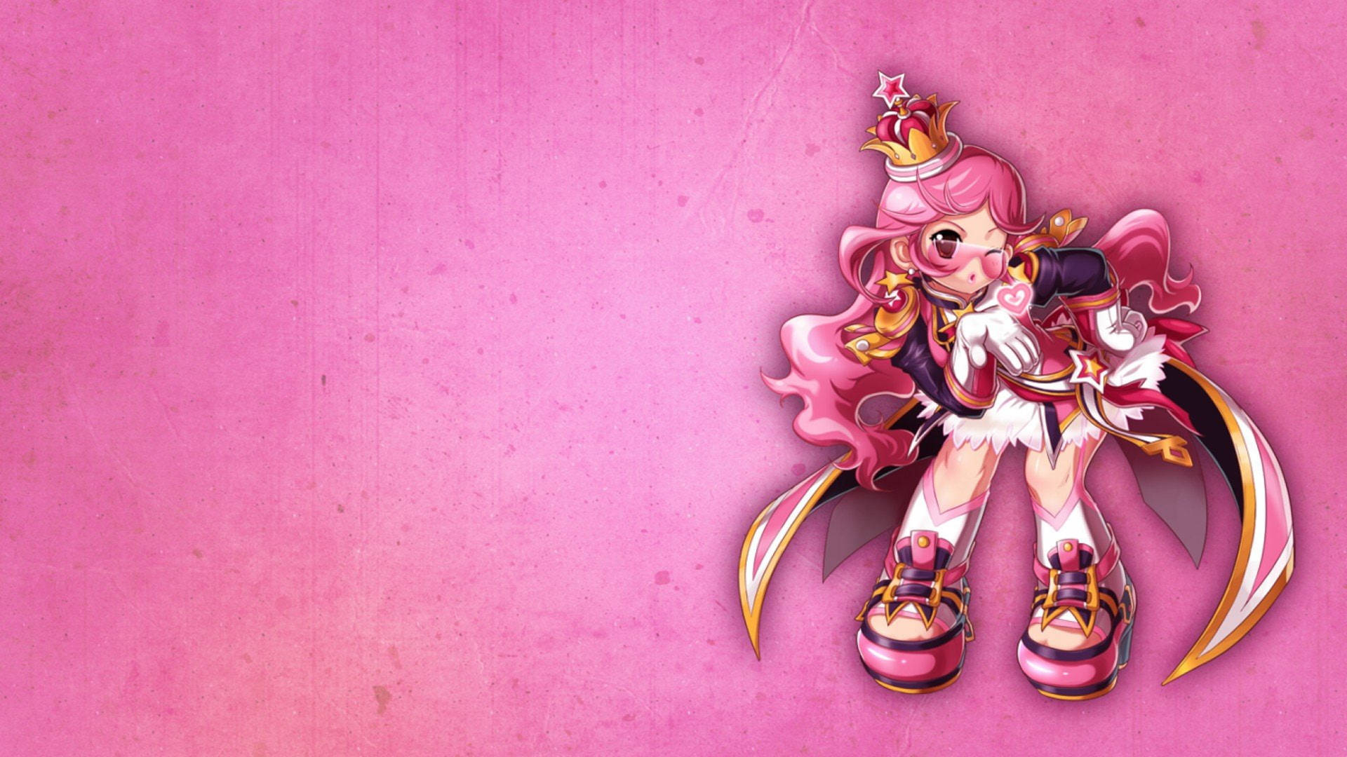 Grand Chase Amy Pink Art Background