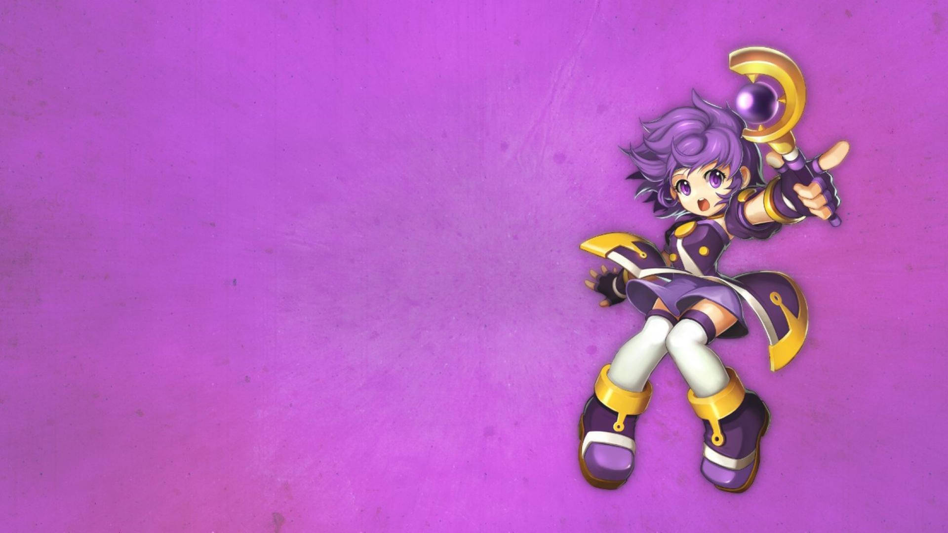 Grand Chase Arme Purple Art Background