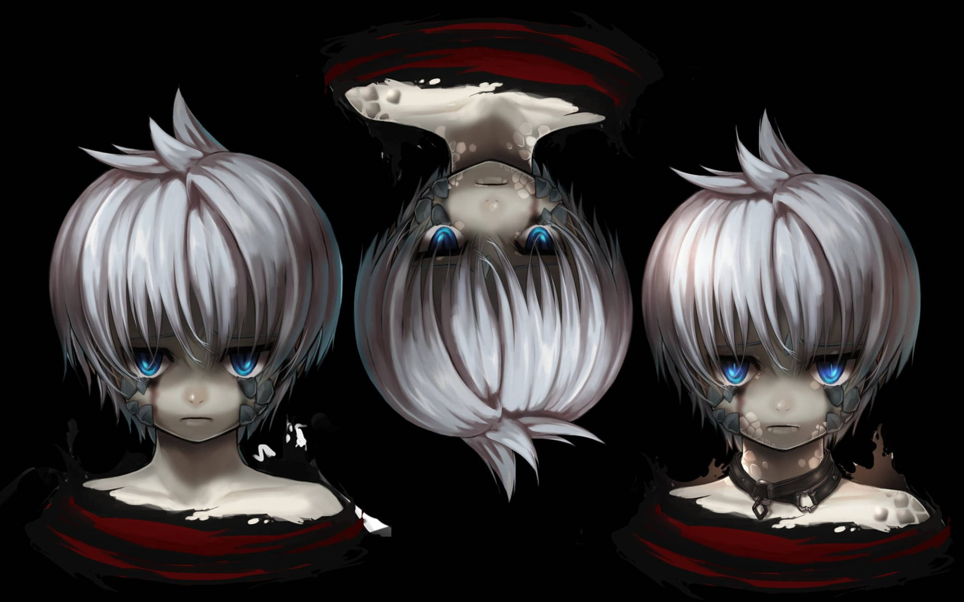 Grand Chase Lass Nightmare Faces Background