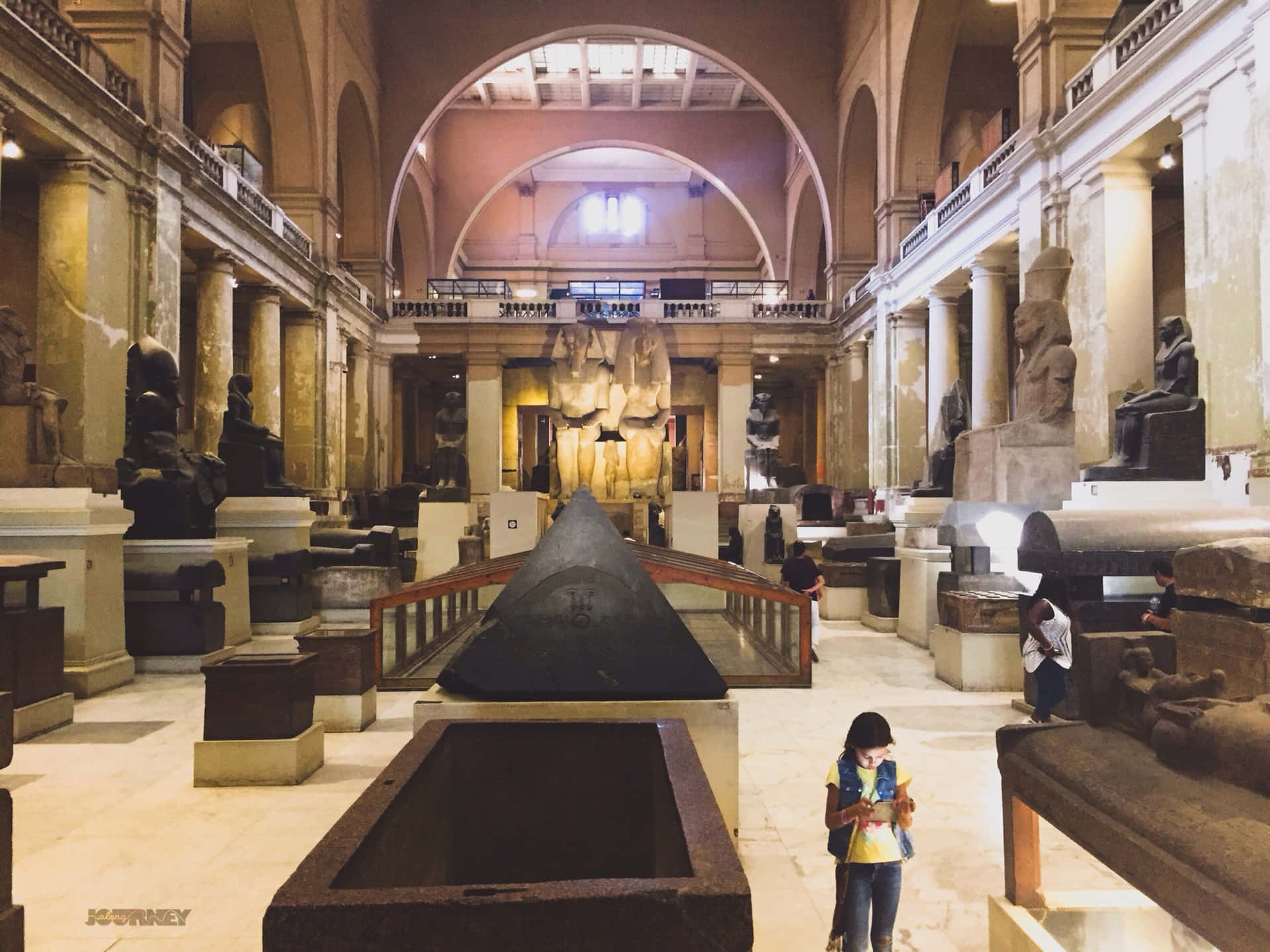 Grand Hall Of Egyptian Museum