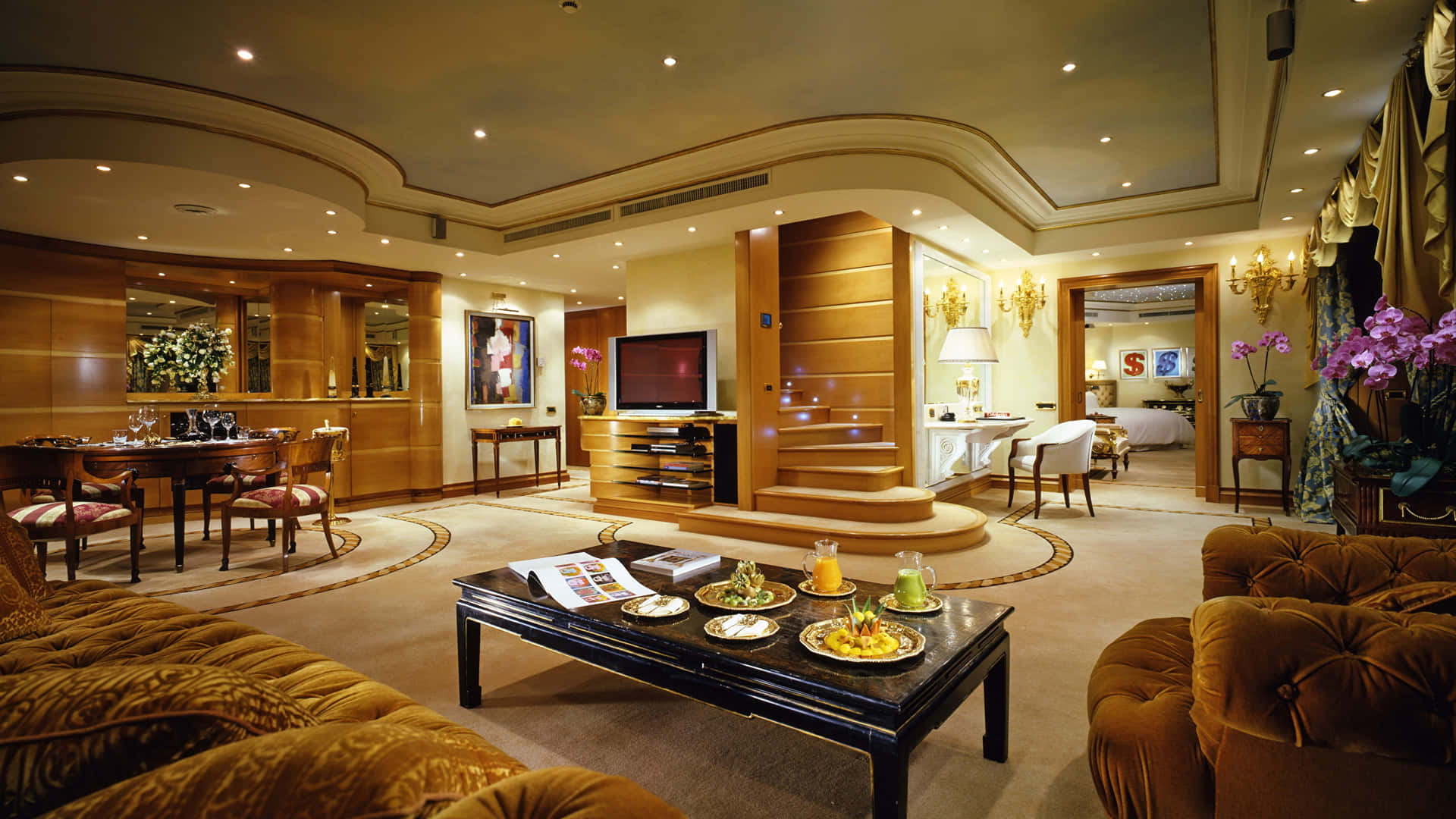 Grand Interior Of Luxury House Apartment