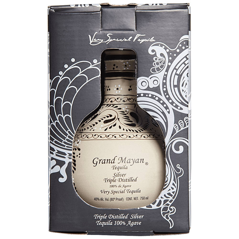 Grand Mayan Silver Tequila Triple Distilled Edited Photo Background