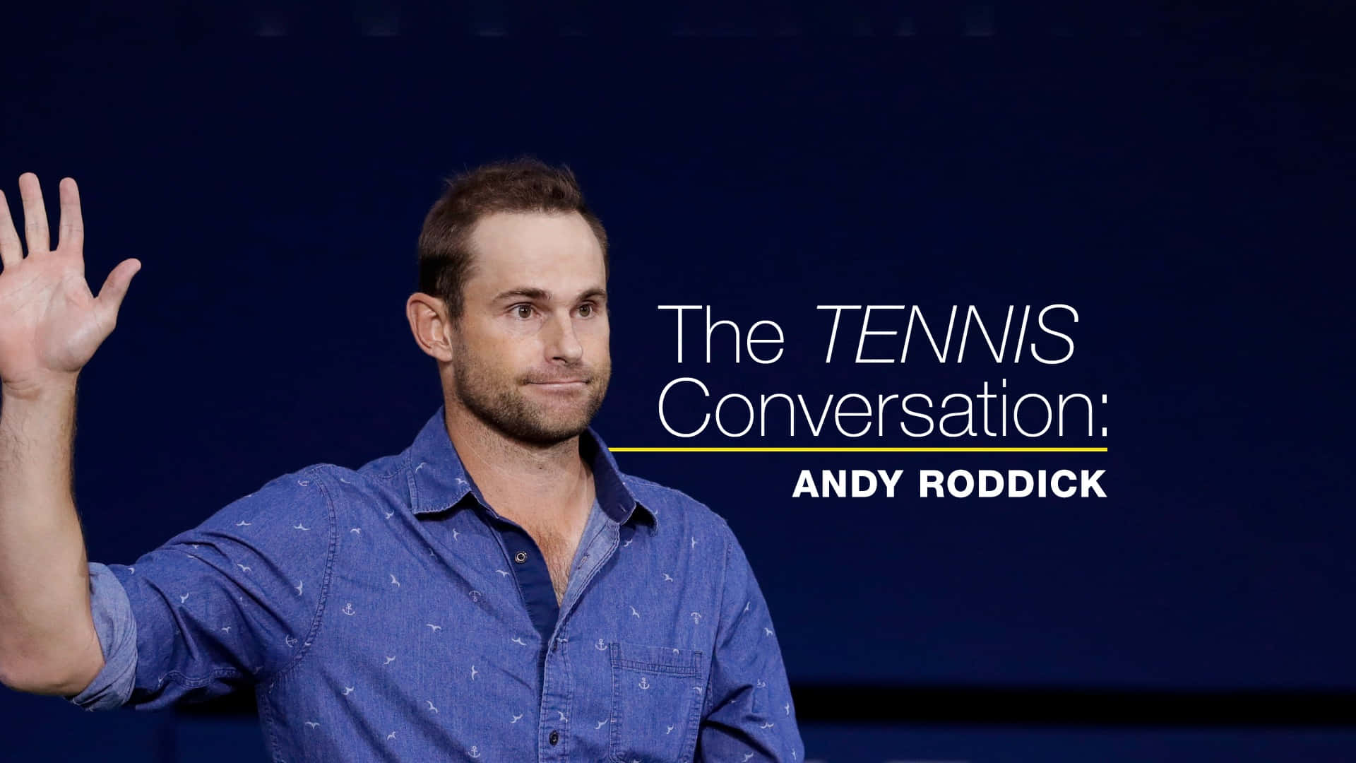 Grand Slam Champion, Andy Roddick, During An Interview