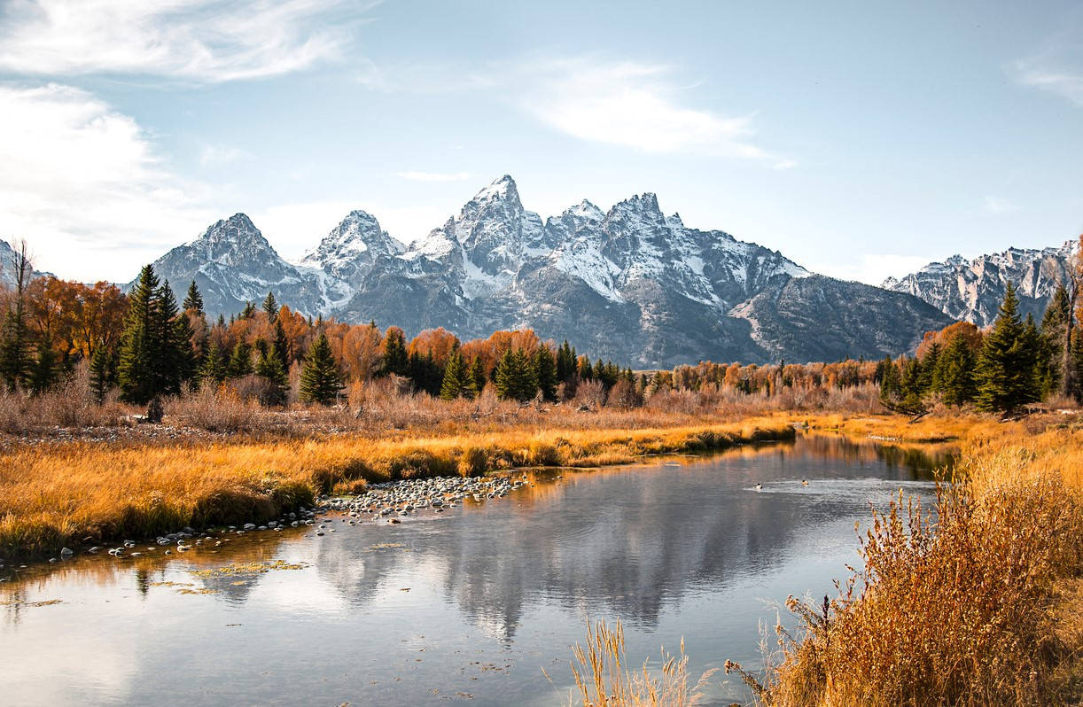 Grand Teton National Park Center Background