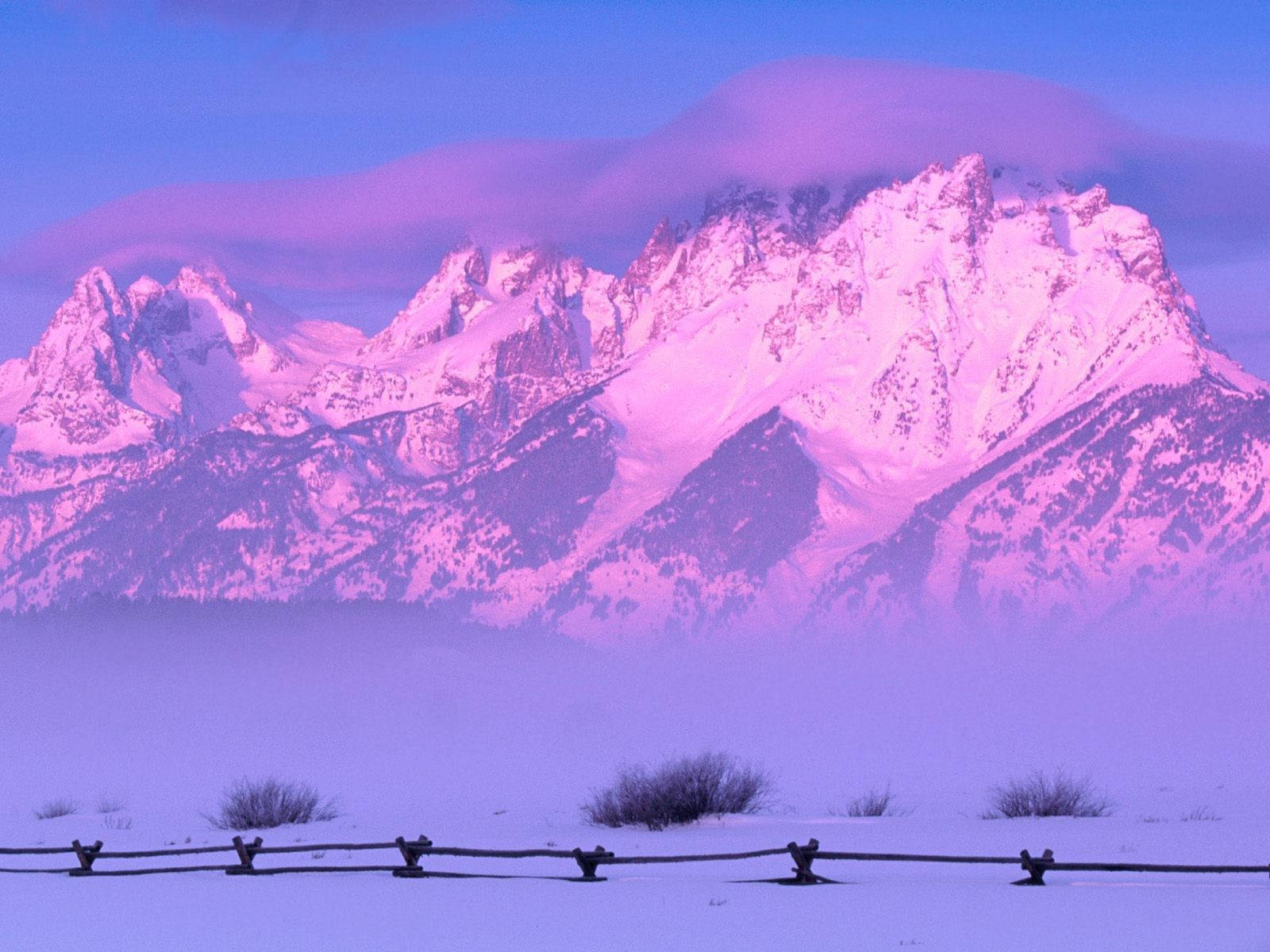 Grand Teton National Purple Sky