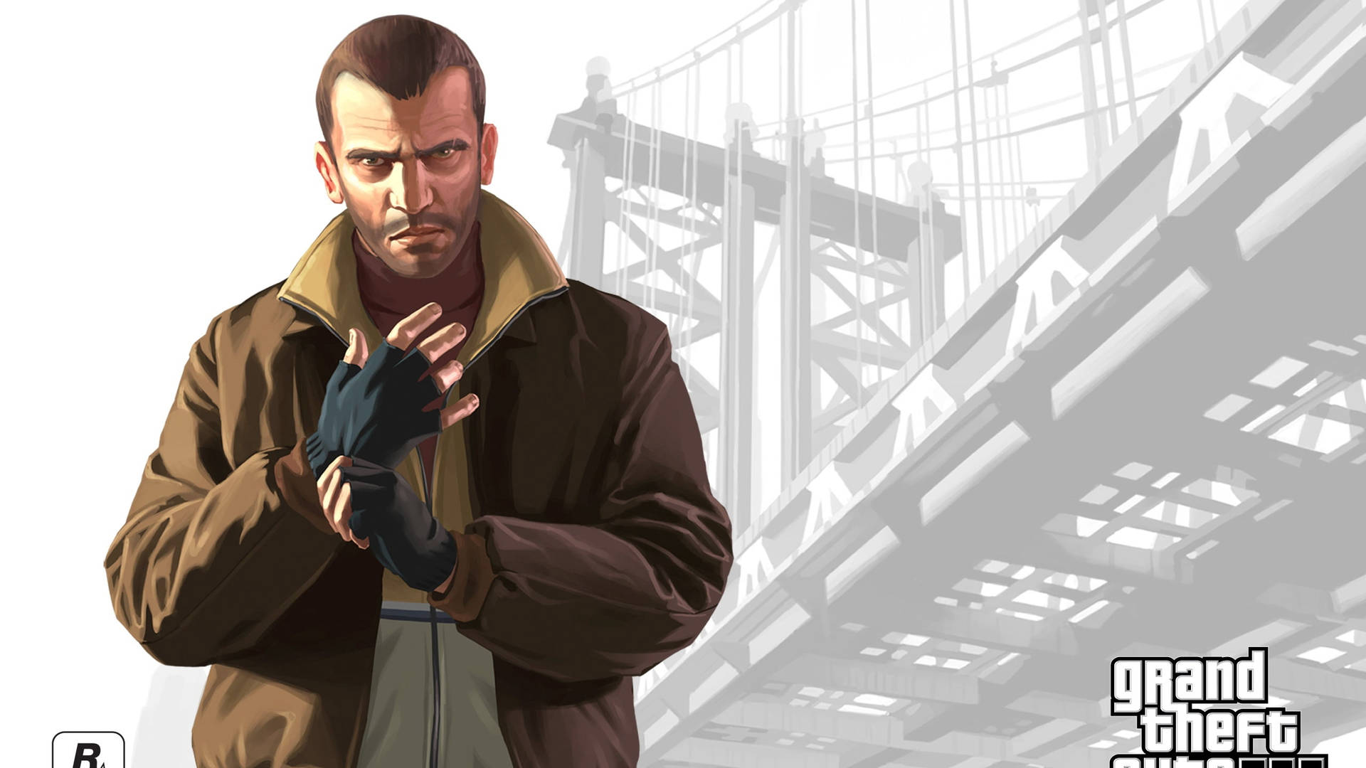 Grand Theft Auto 4 Niko Cover Background