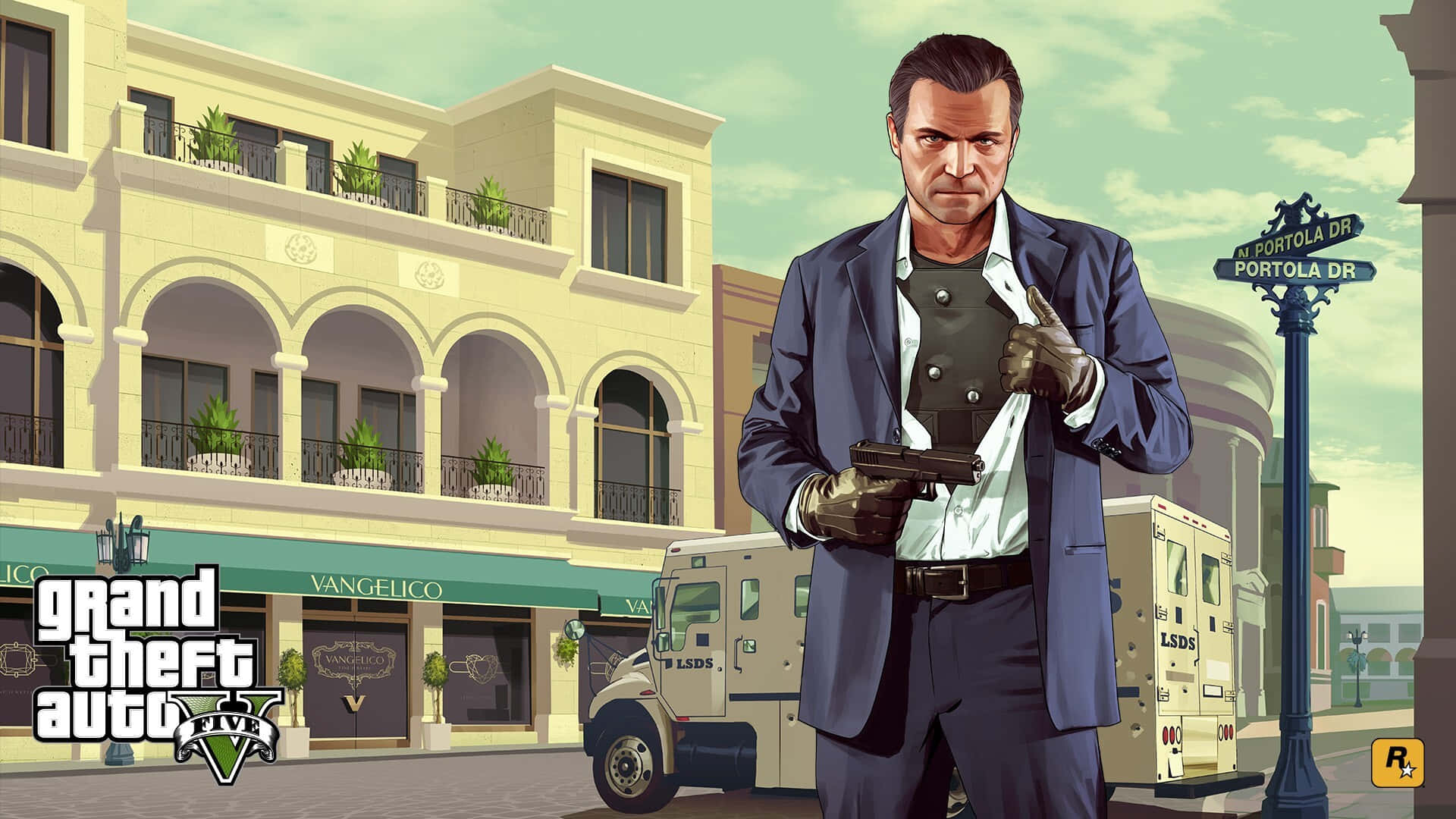 Grand Theft Auto 5 - Explore The City Of Los Santos Background