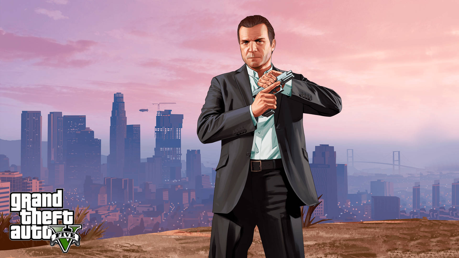 Grand Theft Auto 5 On Iphone Background