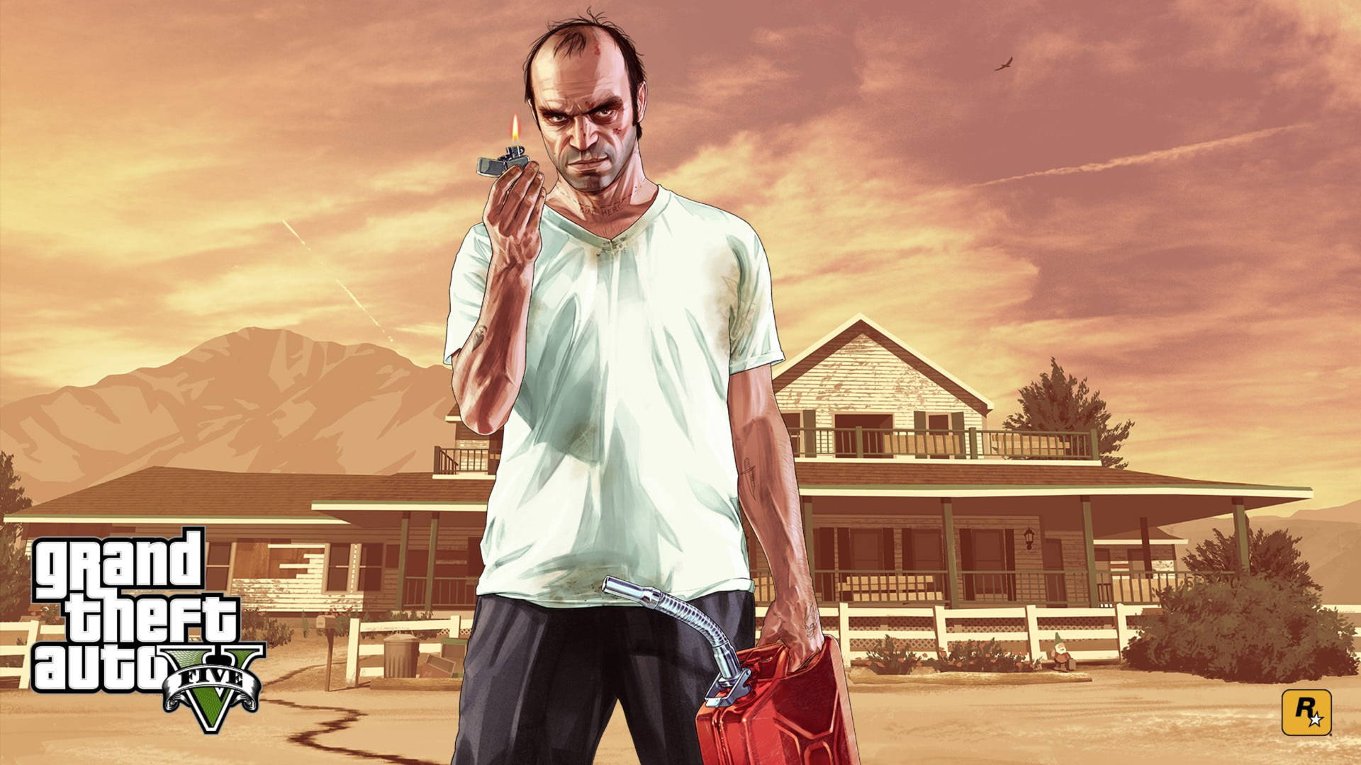 Grand Theft Auto Five Trevor Philips Background