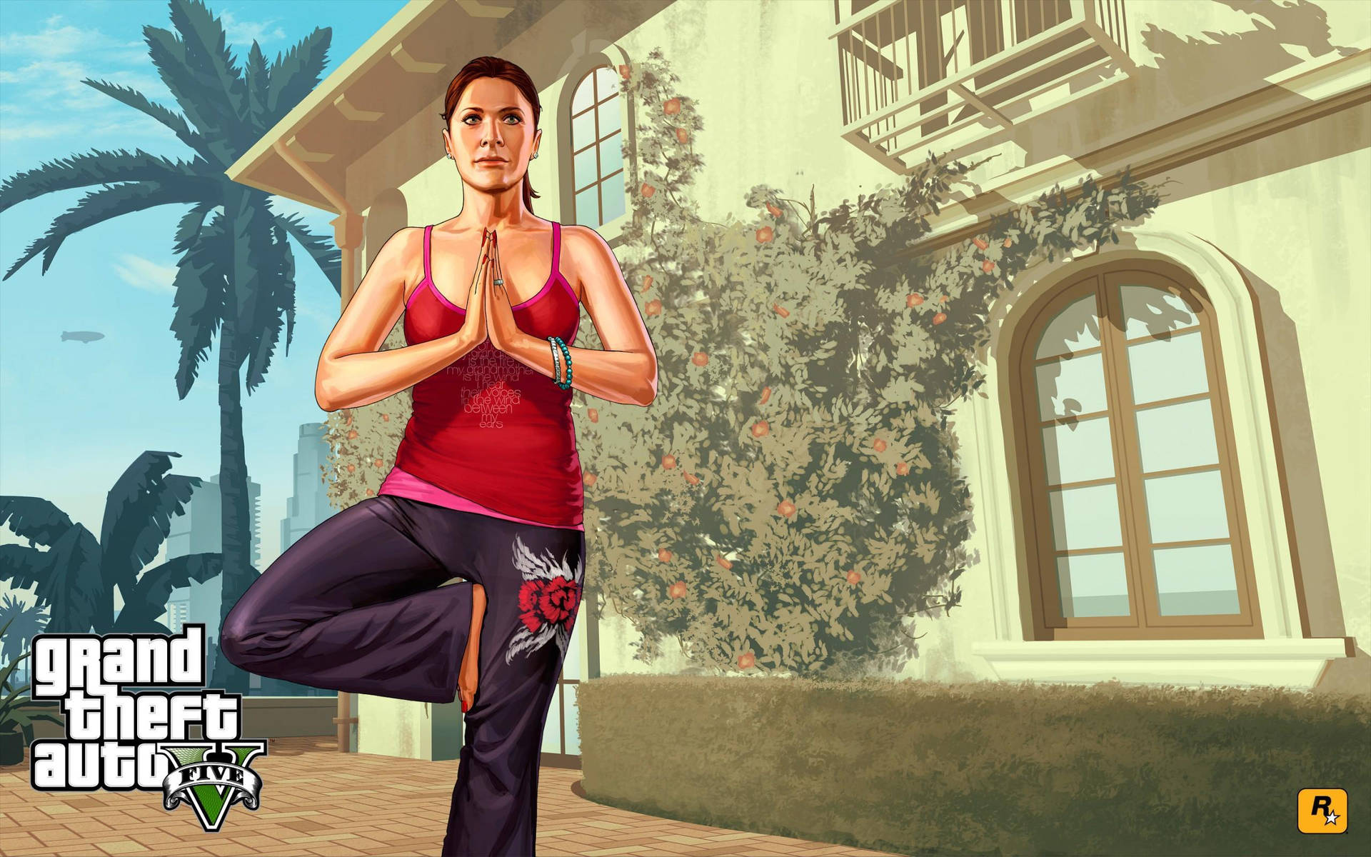 Grand Theft Auto V Amanda Yoga Background