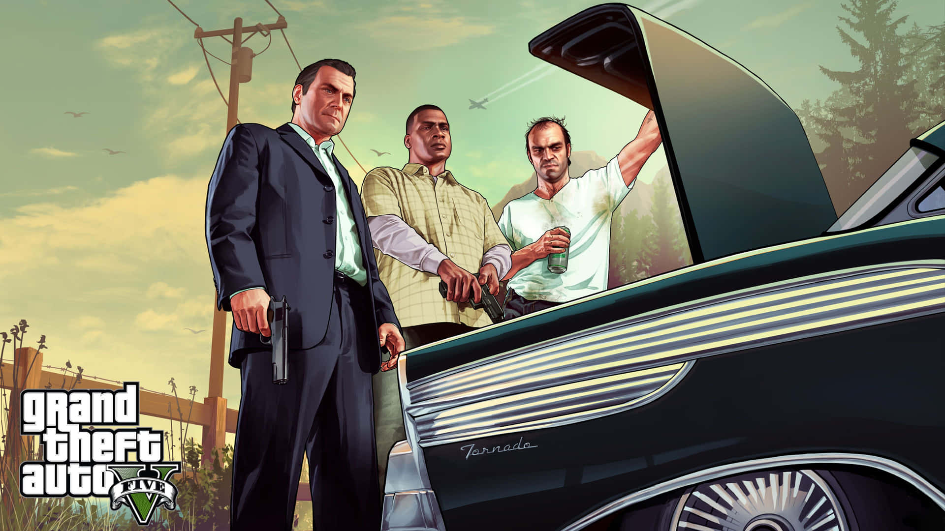 Grand Theft Auto V In Ultra High Definition 4k. Background