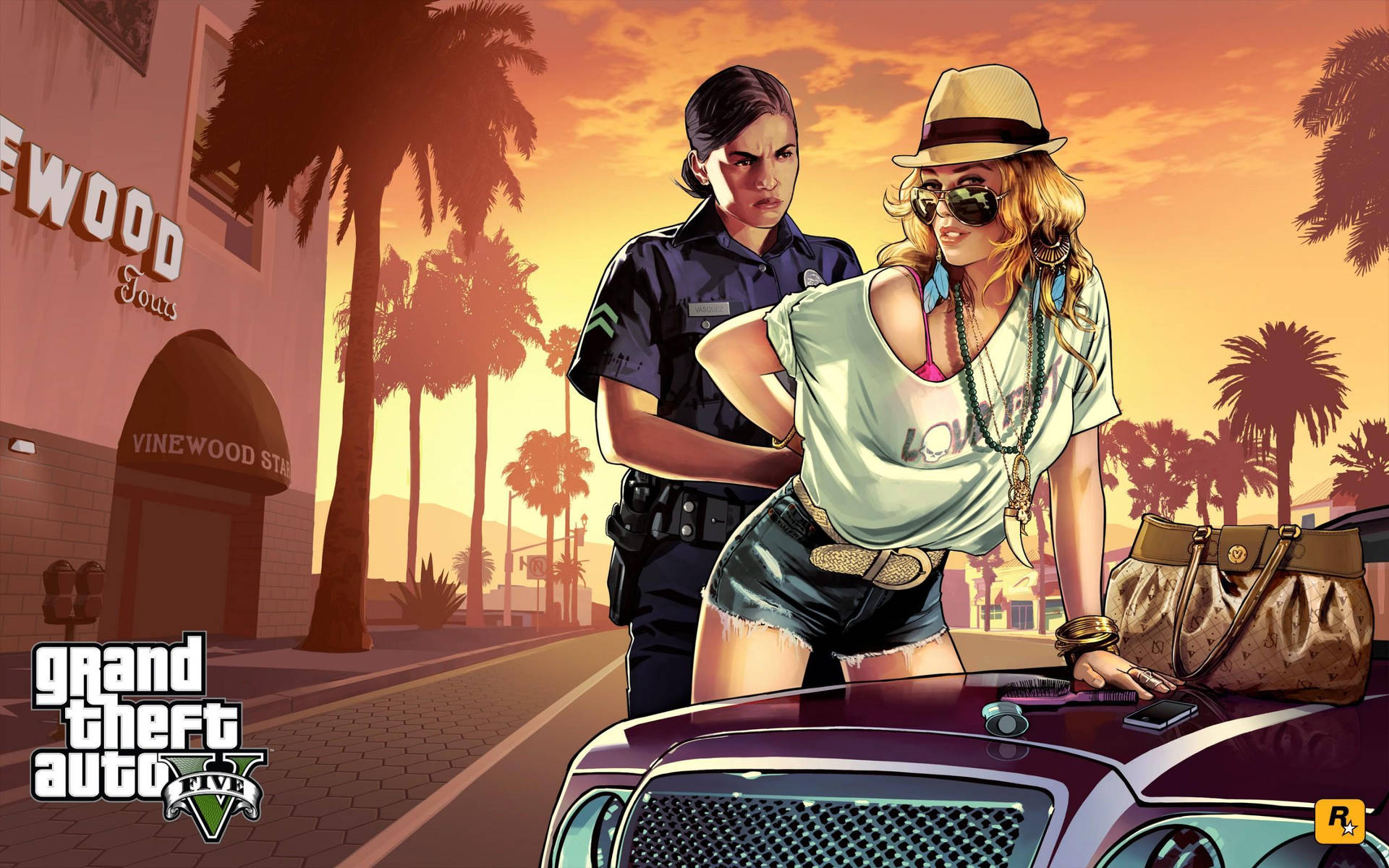Grand Theft Auto V Lacey Jonas Background
