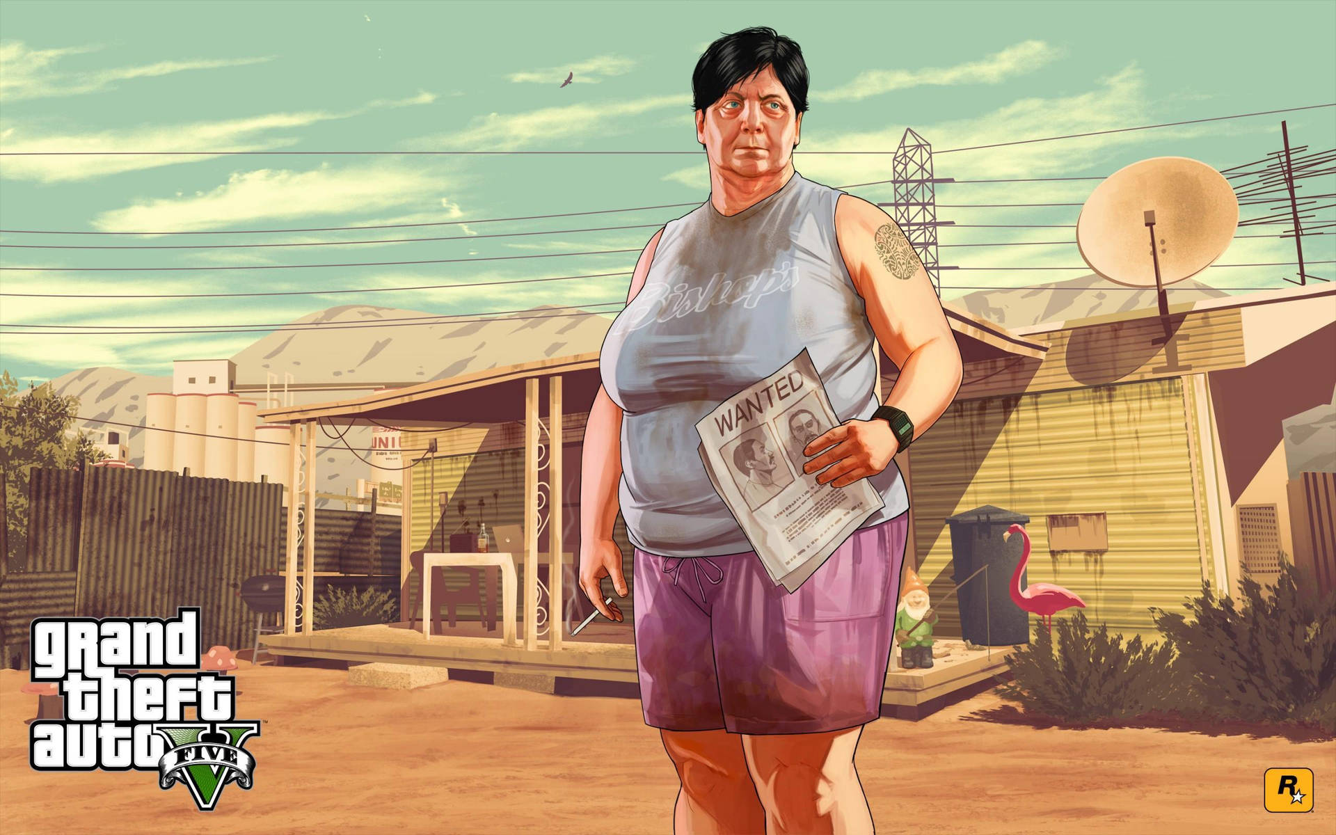 Grand Theft Auto V Maude Background