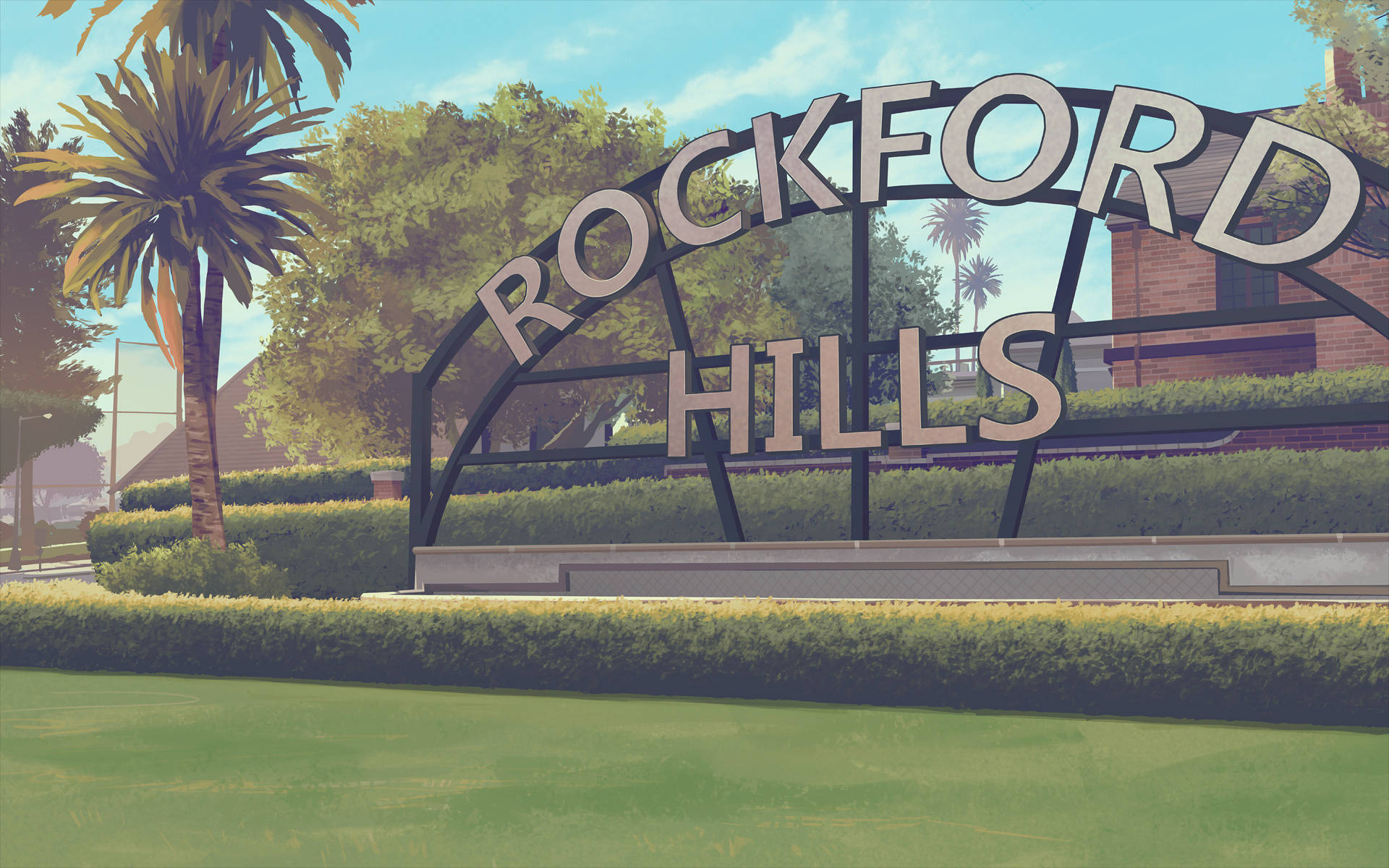 Grand Theft Auto V Rockford Hills Background