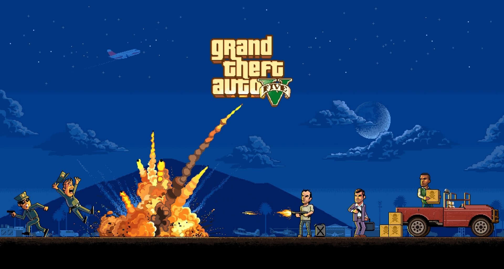 Grand Theft Auto V - Screenshot Thumbnail Background
