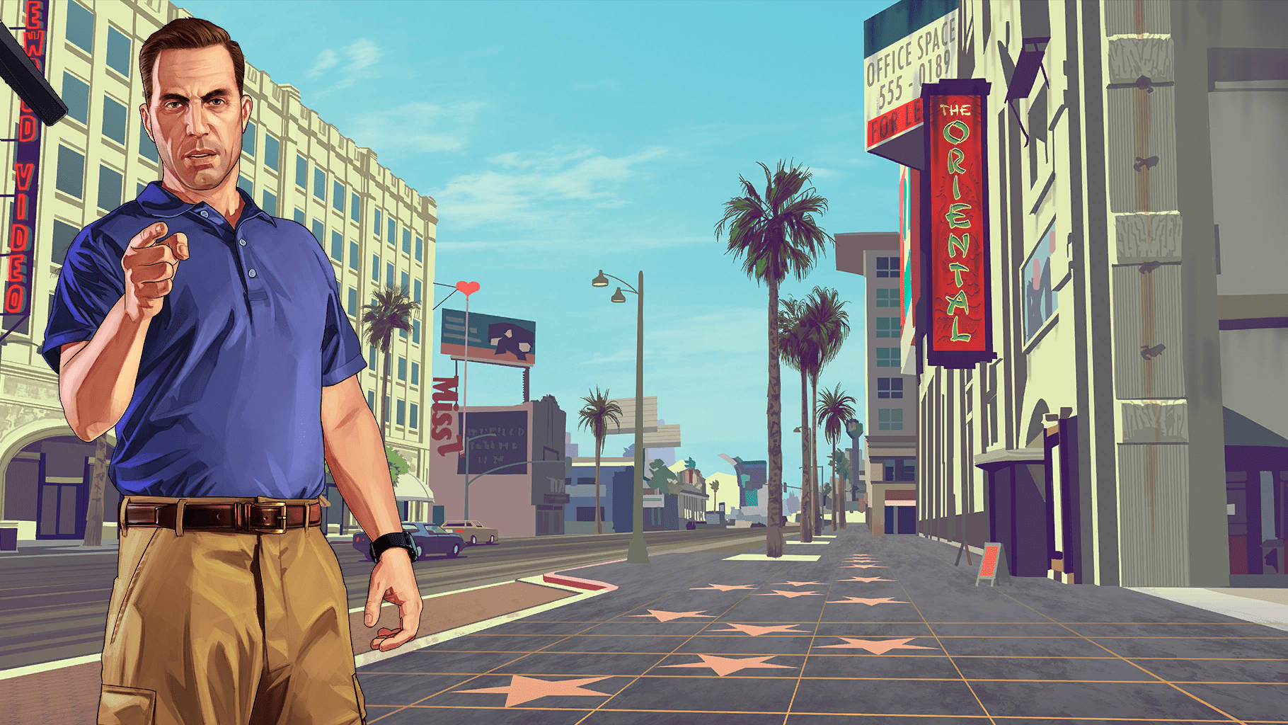 Grand Theft Auto V Steve Haines Background