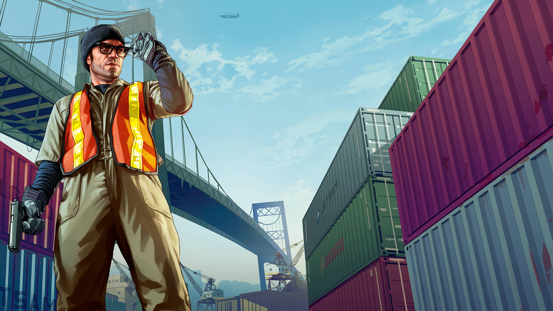 Grand Theft Auto V Trevor At Port