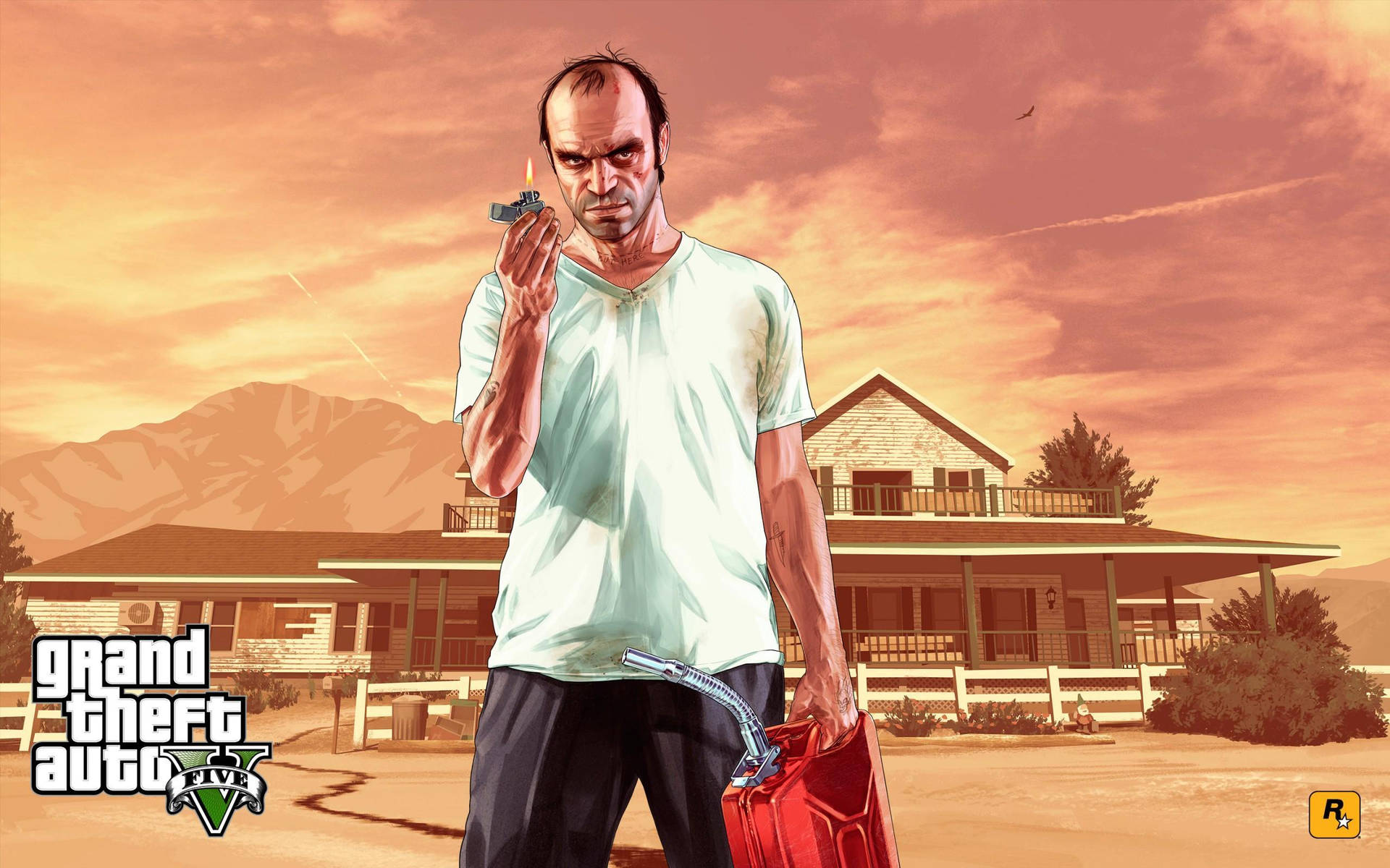 Grand Theft Auto V Trevor Lighter Background